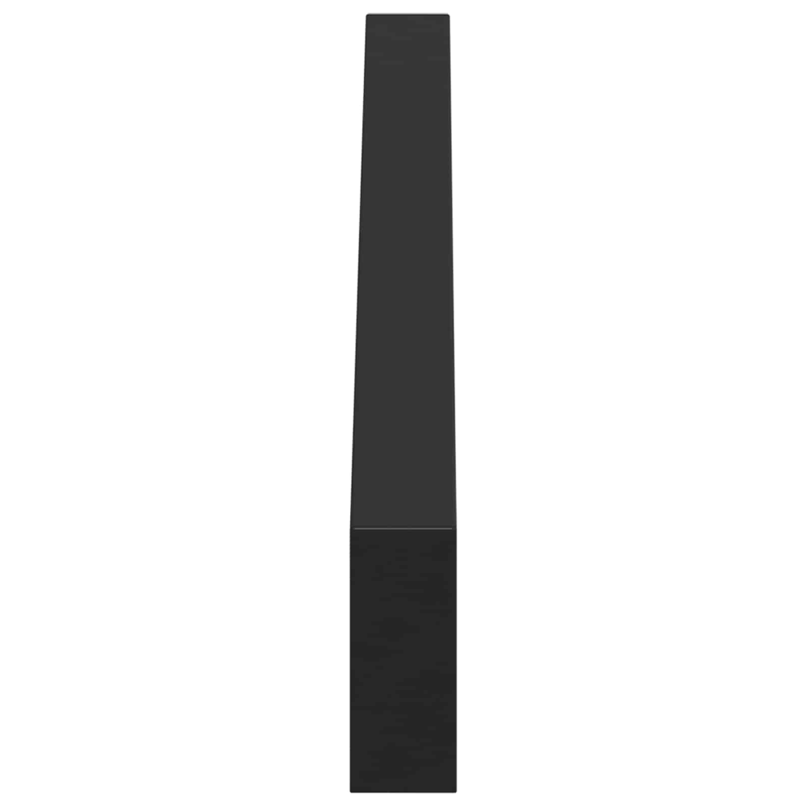 Huonekalujalat 12 Pcs Musta 796 X 40,5 X 100 Mm Rauta