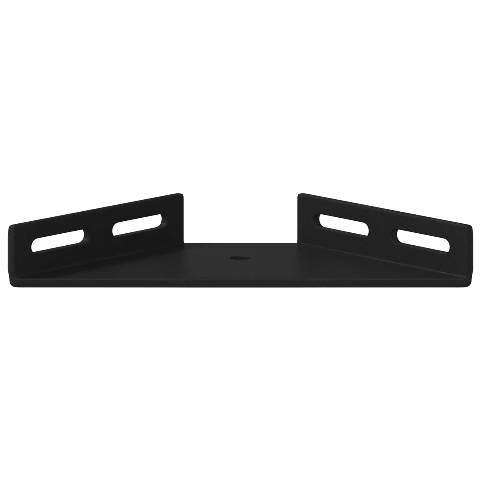 Kulma-Tuki 2 Pcs Musta 138,5 X 50,5 X 16 Mm Rauta