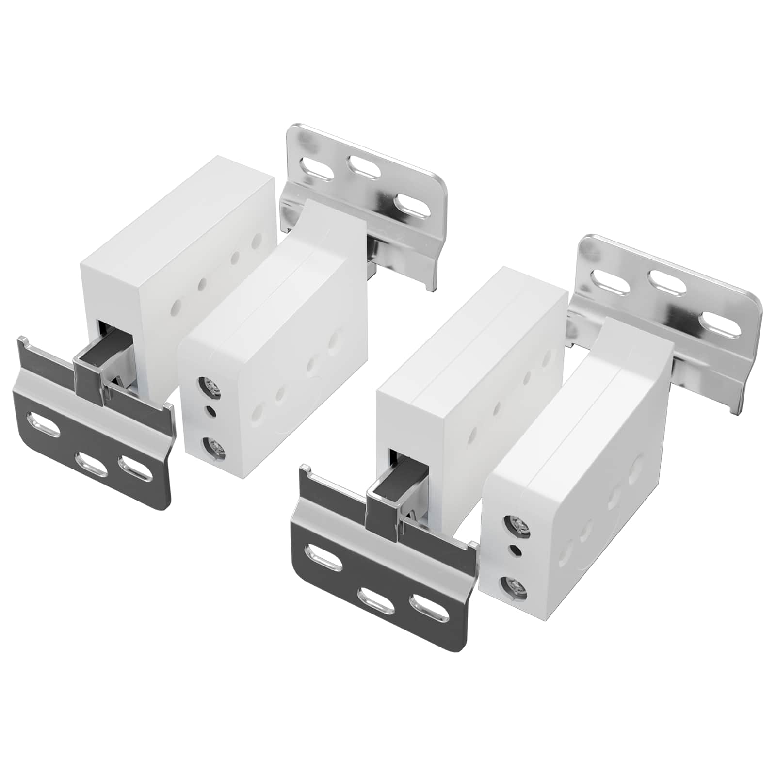 Kaapin Ripustuskiinnike 2 Pcs Valkoinen 70 X 48 X 19 Mm