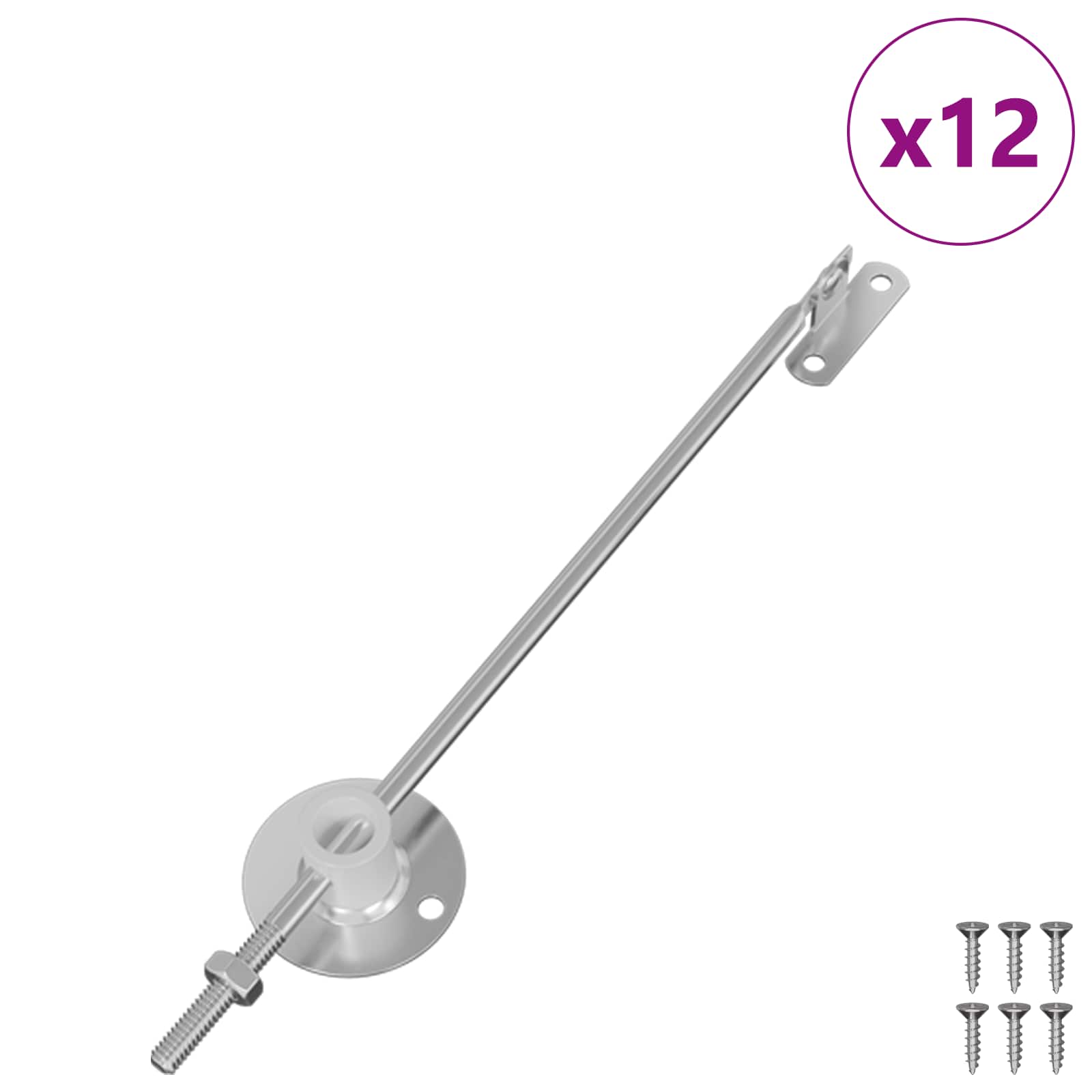 Kannen Tuki Sarana 12 Pcs Hopea 194 X 36 X 18 Mm Rauta