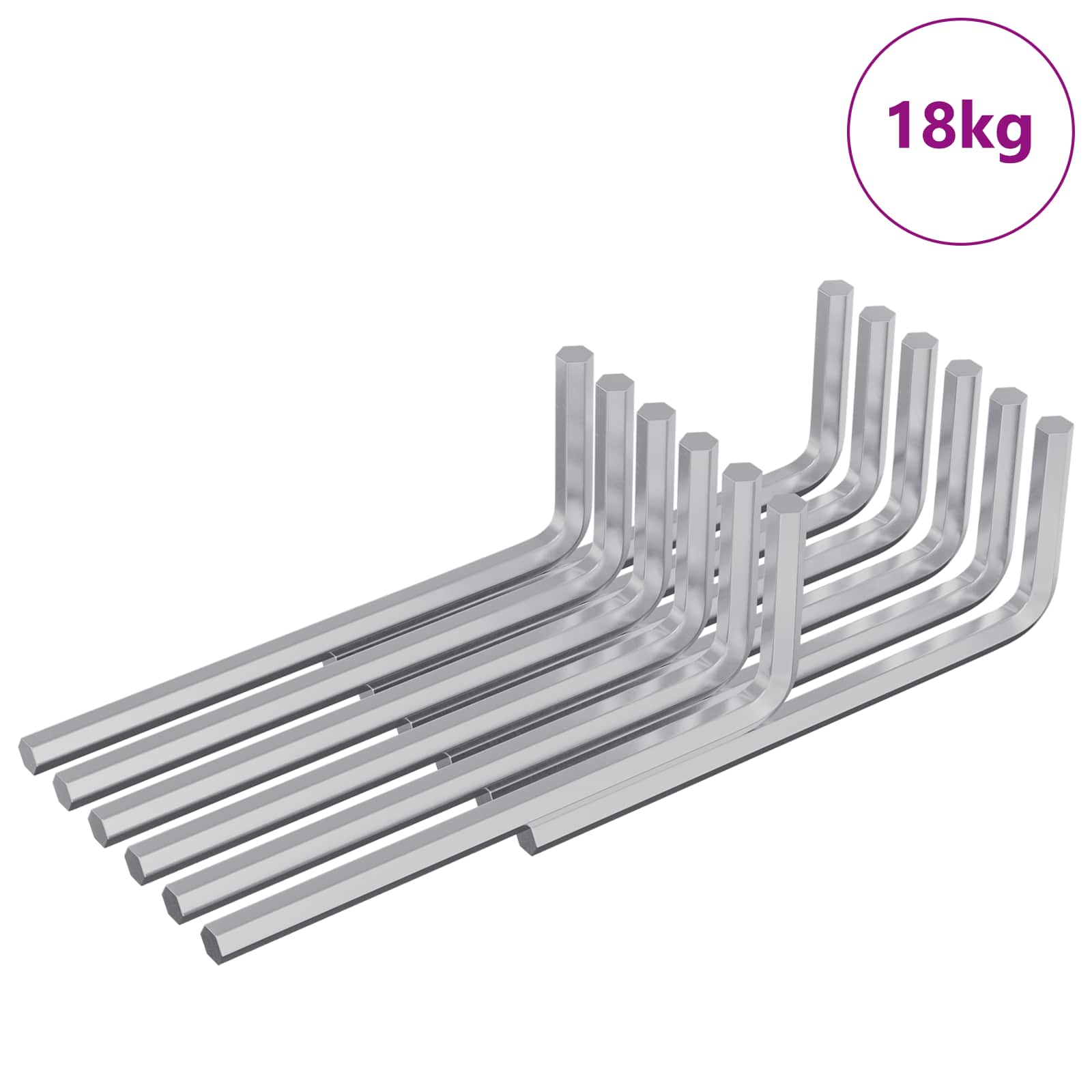 Kuusioavain 4675 Pcs Hopea 20 X 52 Mm Teräs