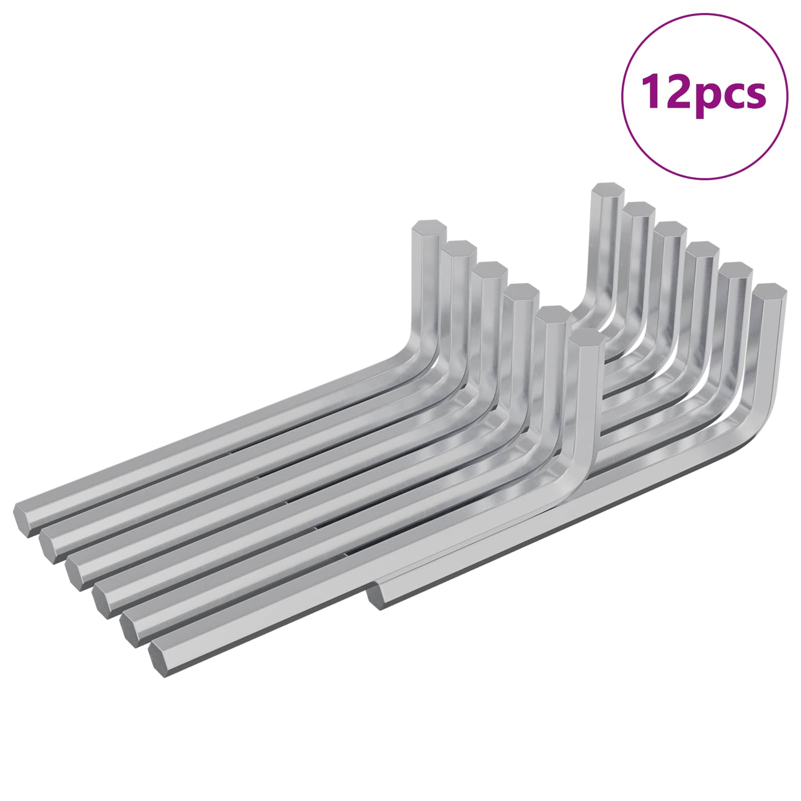 Kuusioavain 12 Pcs Hopea 32 X 86 Mm Teräs