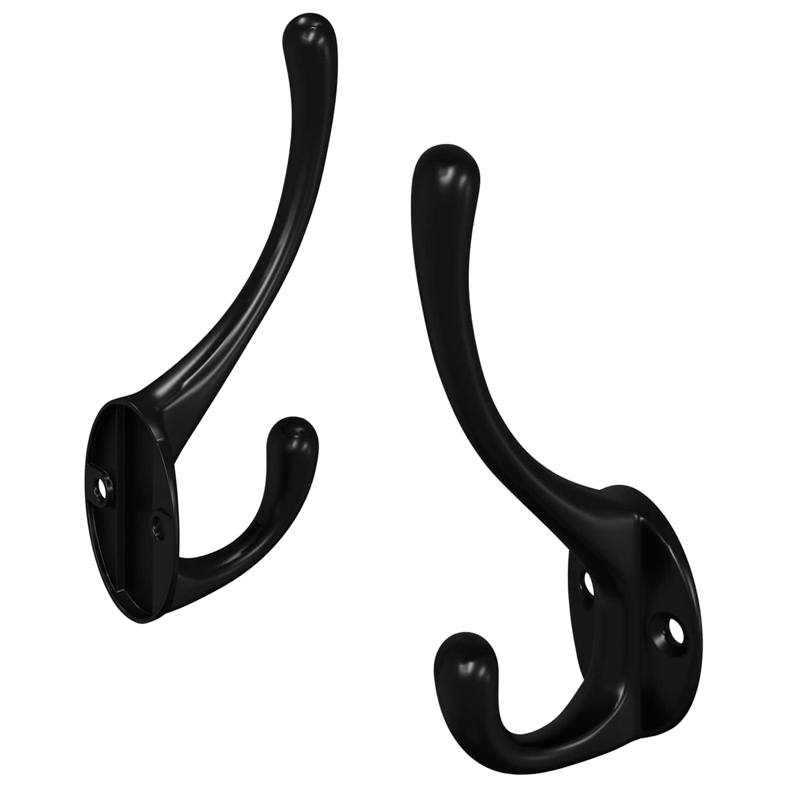 Vaateripustin 2 Pcs Musta 102 X 29 X 47Mm