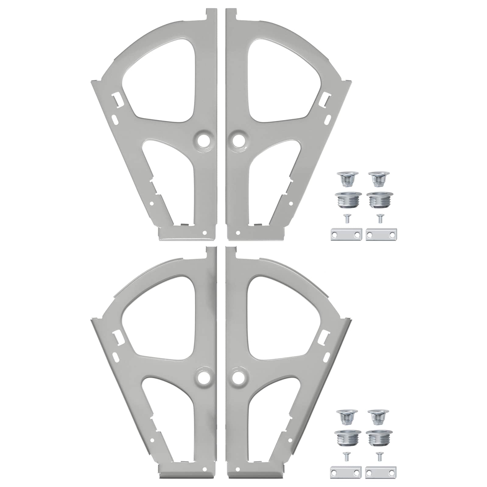 Käännettävä Laatikkosarana 2 Pcs Hopea 235 X 155 X 30 Mm Rauta