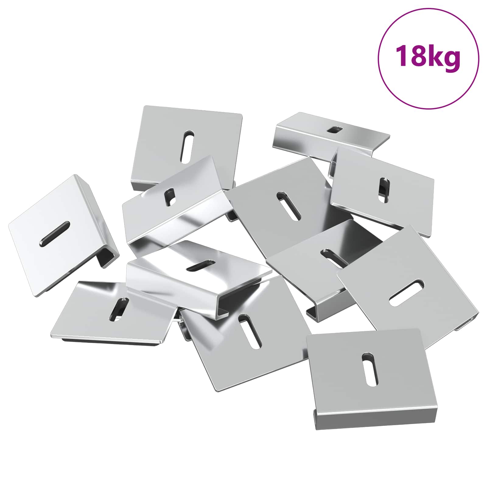 Peilin Pidustuki 340 Pcs Nikkeli 35 X 30 X 8,3 Mm Teräs