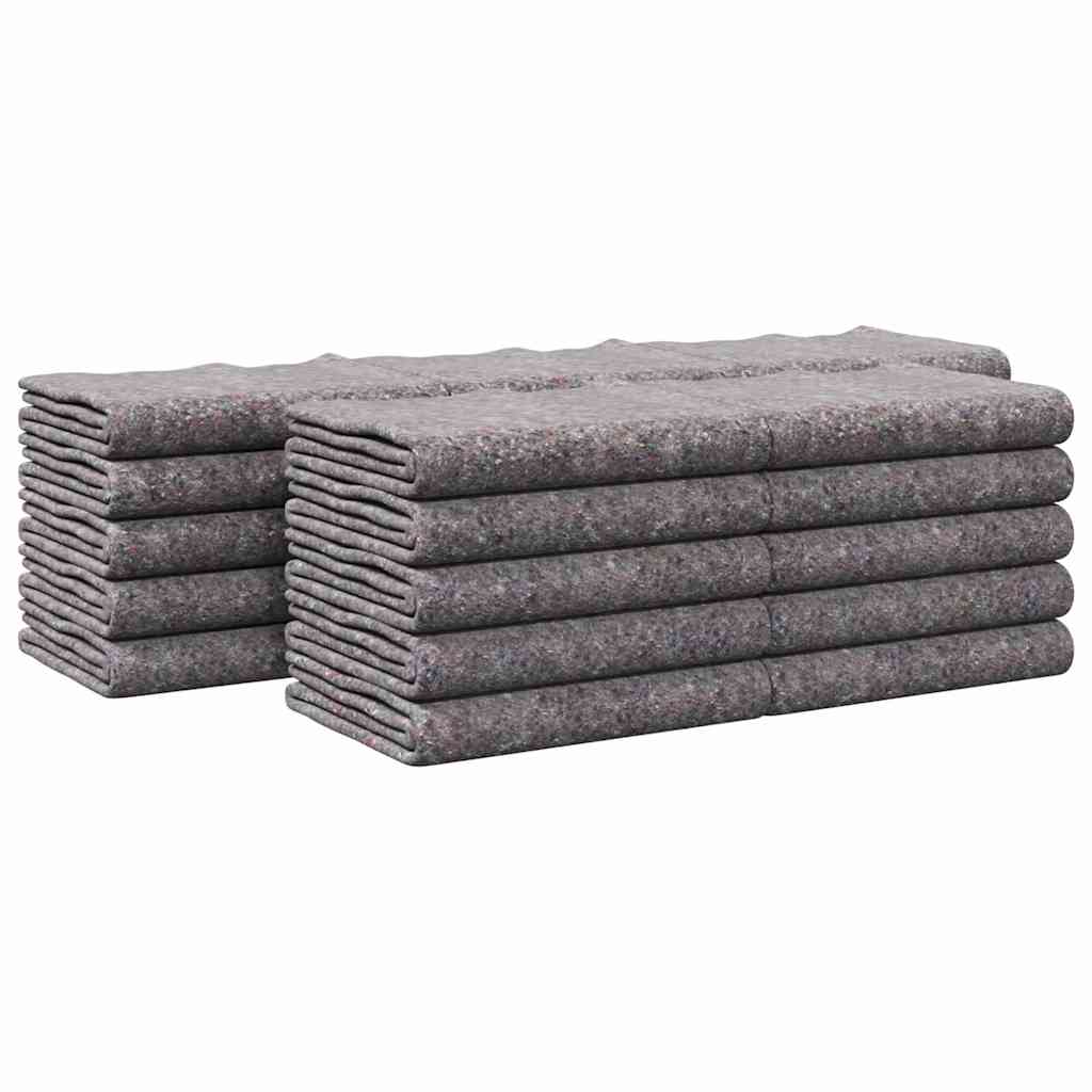Siirtovehko 25 Pcs Harmaa 5Ft King Size Kangas