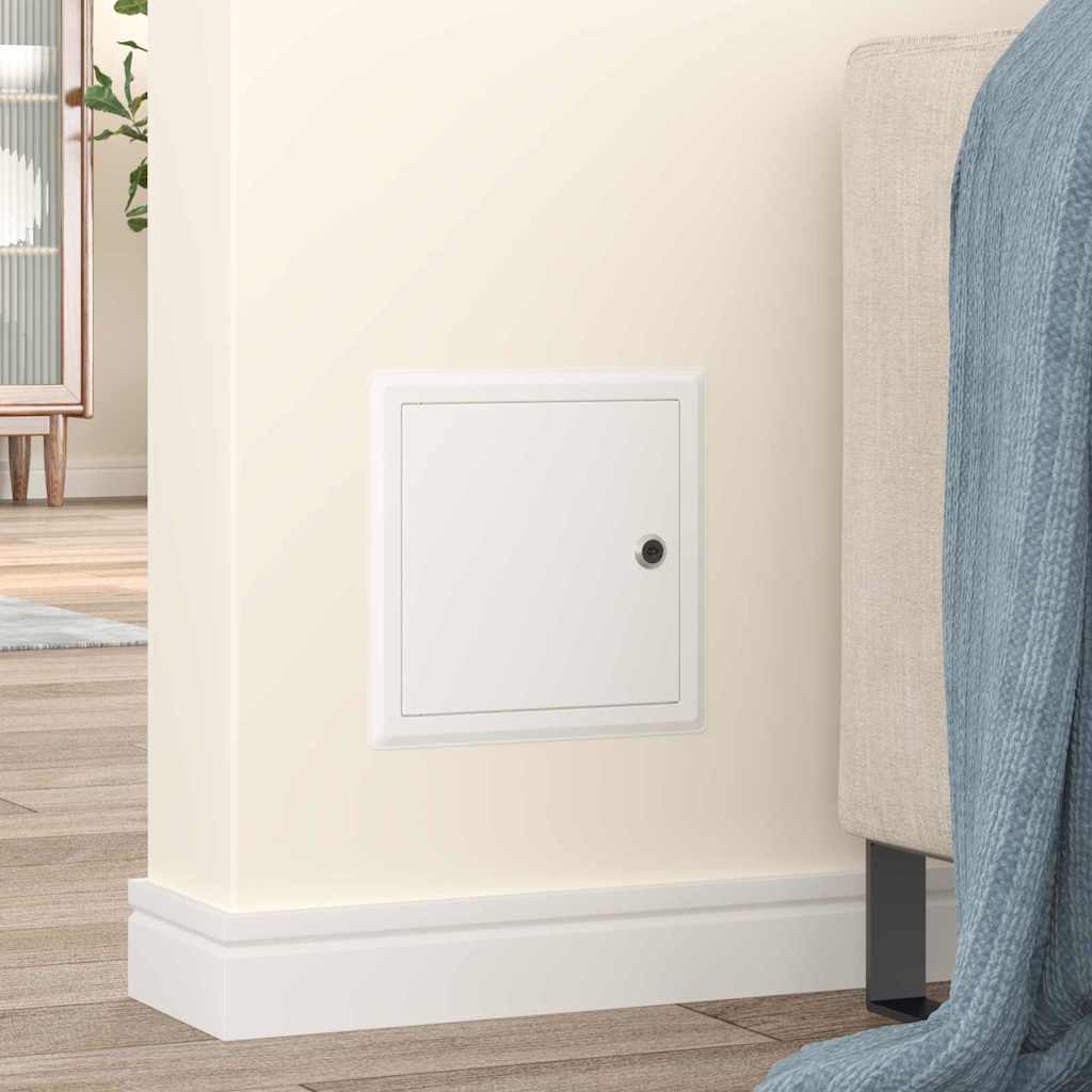 Access Panel 2 Pcs Valkoinen 23 X 23 X 3 Cm Teräs