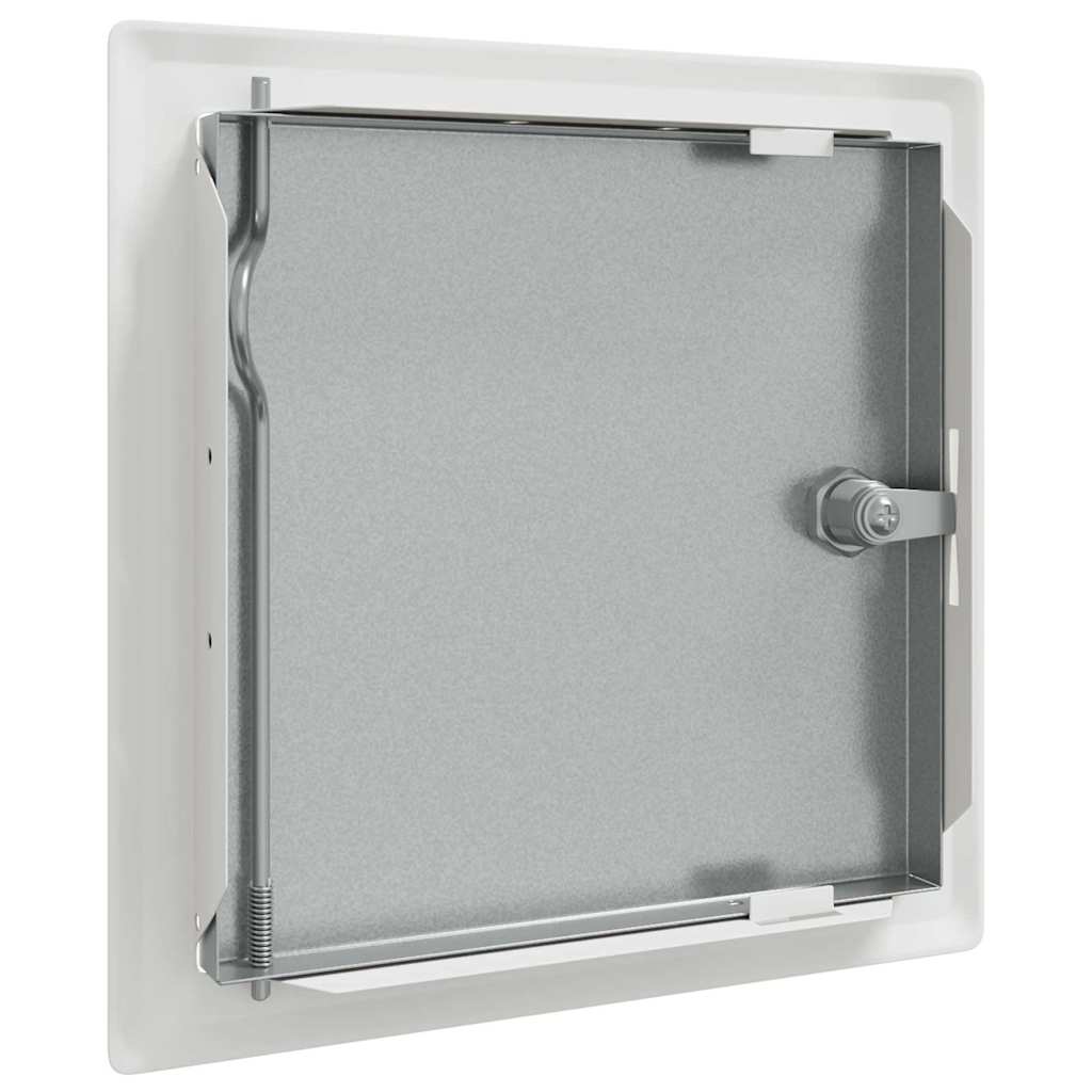 Access Panel 2 Pcs Valkoinen 23 X 23 X 3 Cm Teräs