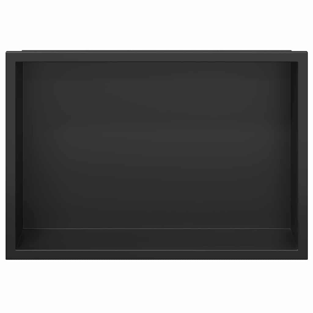 Suihkukuoppa Musta 30 X 20 X 9,5 Cm Ruostumaton Teräs