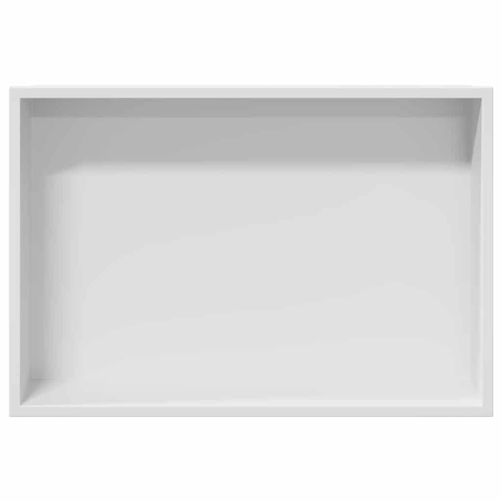 Suihkukuoppa Valkoinen 45 X 30 X 9,5 Cm Ruostumaton Teräs