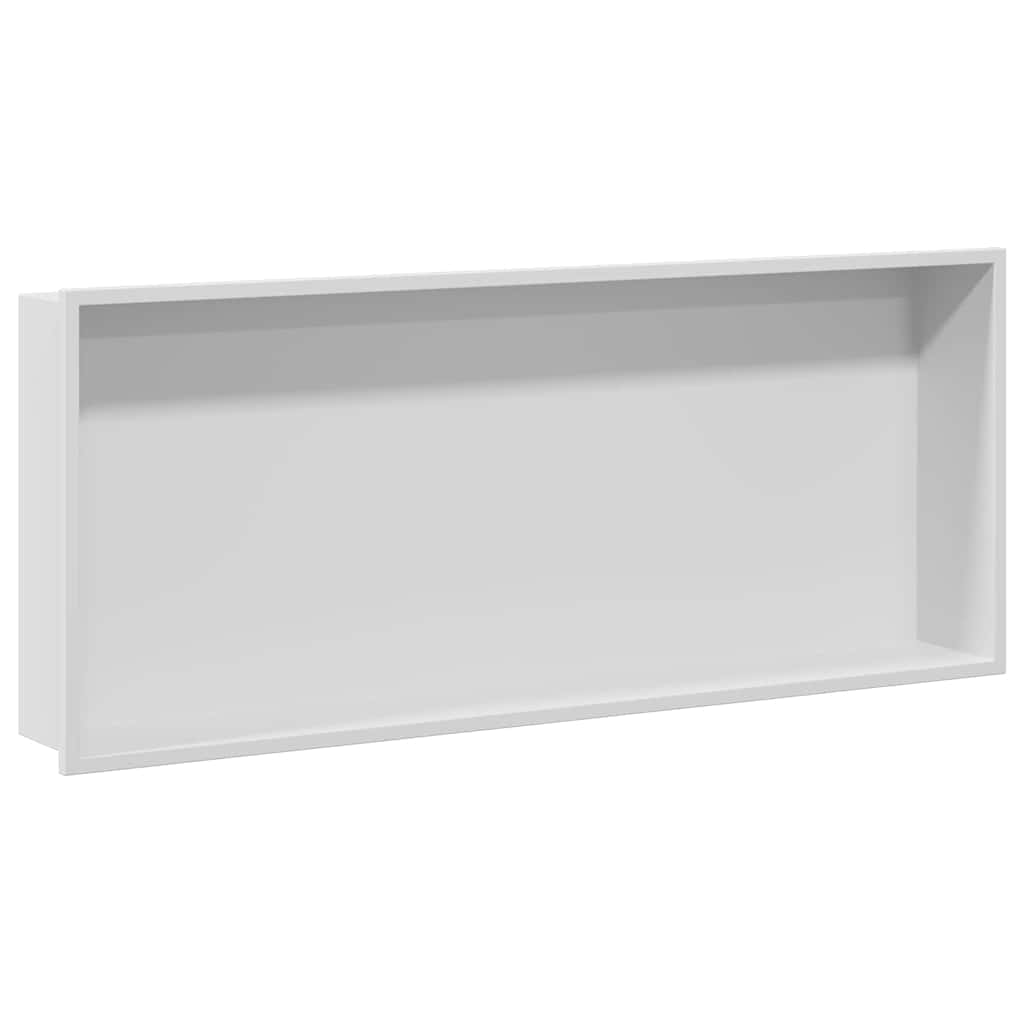 Suihkukuoppa Valkoinen 75 X 30 X 9,5 Cm Ruostumaton Teräs