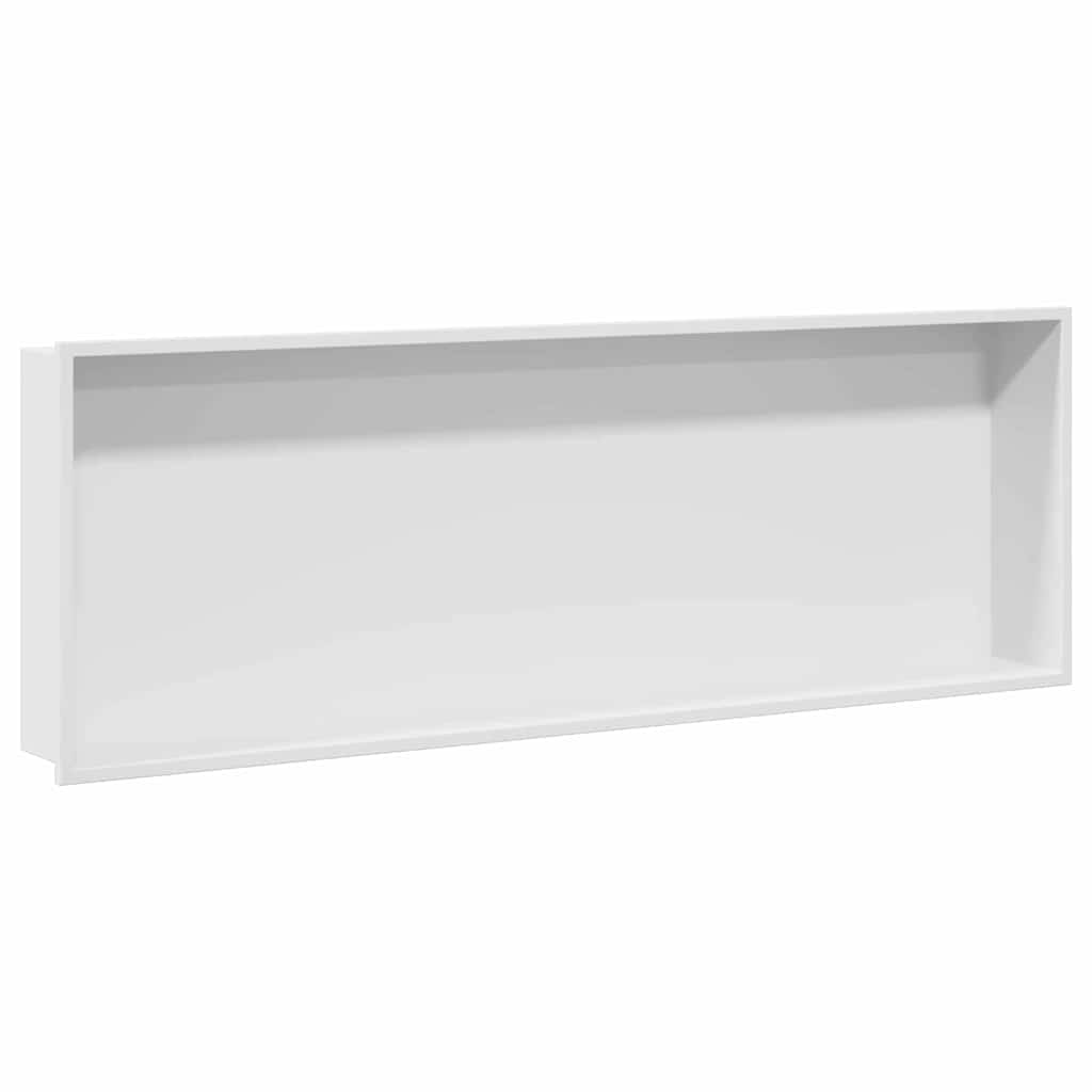 Suihkukuoppa Valkoinen 90 X 30 X 9,5 Cm Ruostumaton Teräs