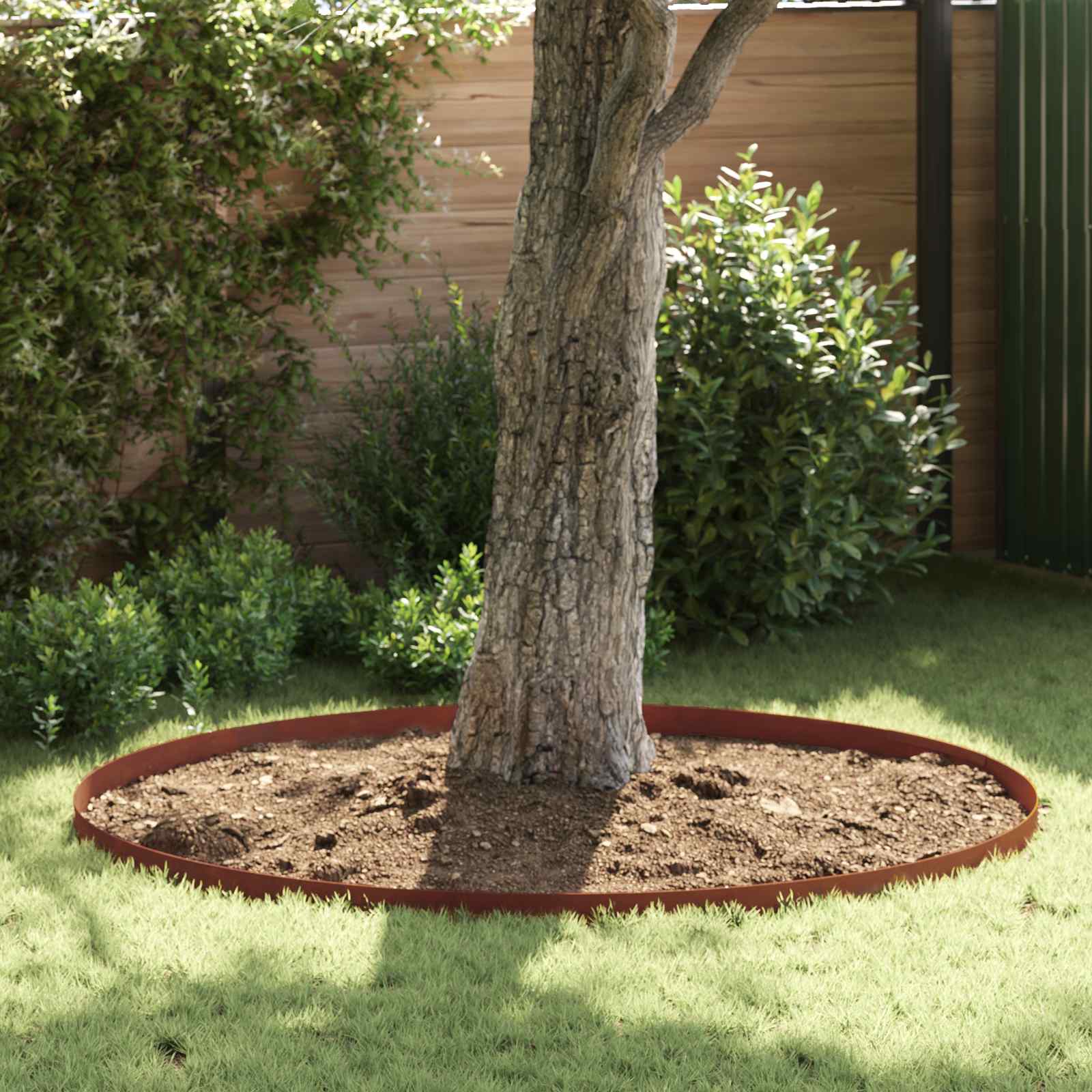 Nurmireunus 4 Pcs 450 X 0,05 X 10 Cm Kulunut Teräs Ruosteinen