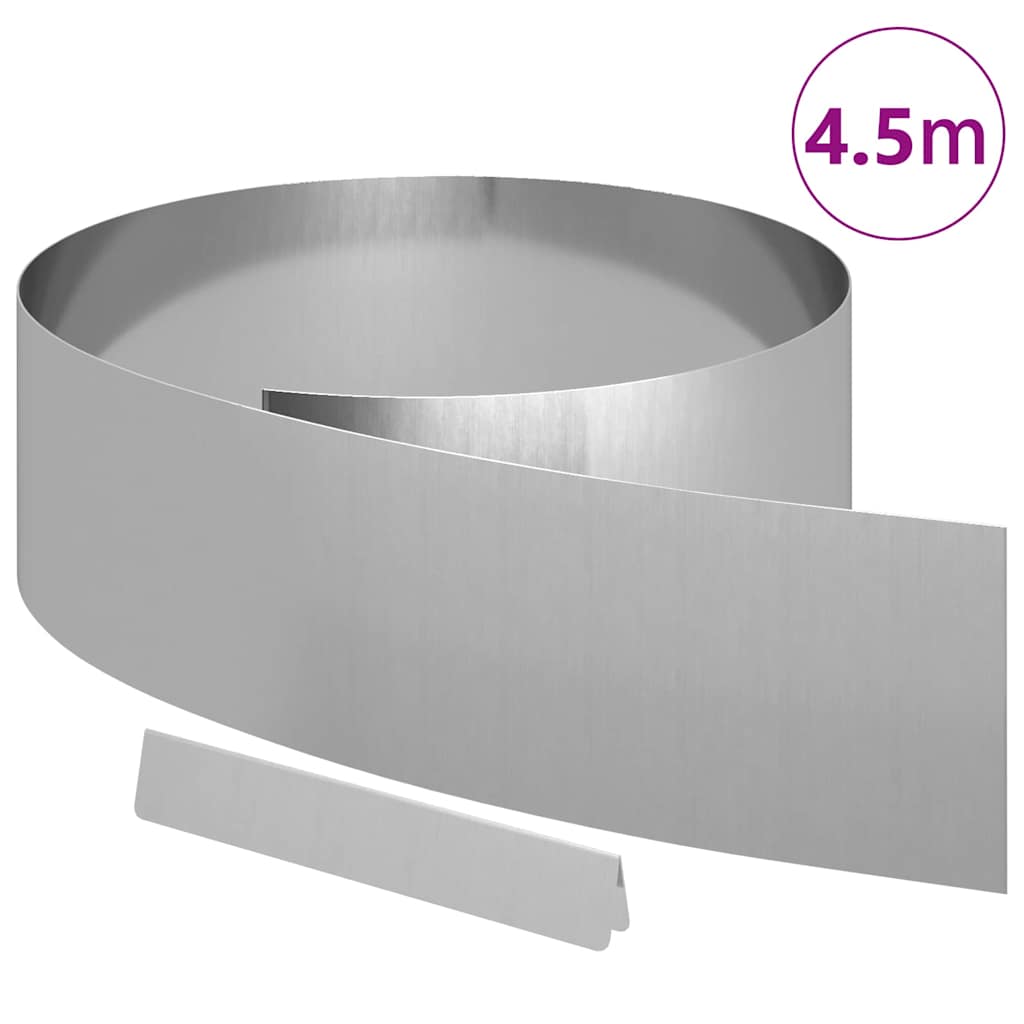 Nurmireunus 450 X 0,05 X 20 Cm Galvanoitu Teräs Hopea