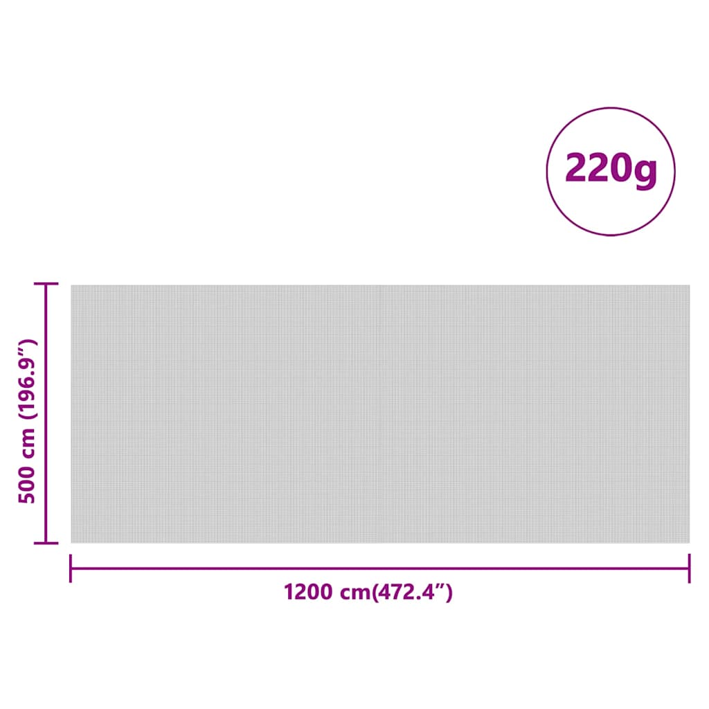 Siilon Suojapeite Vihreä 12 X 5 M Hdpe