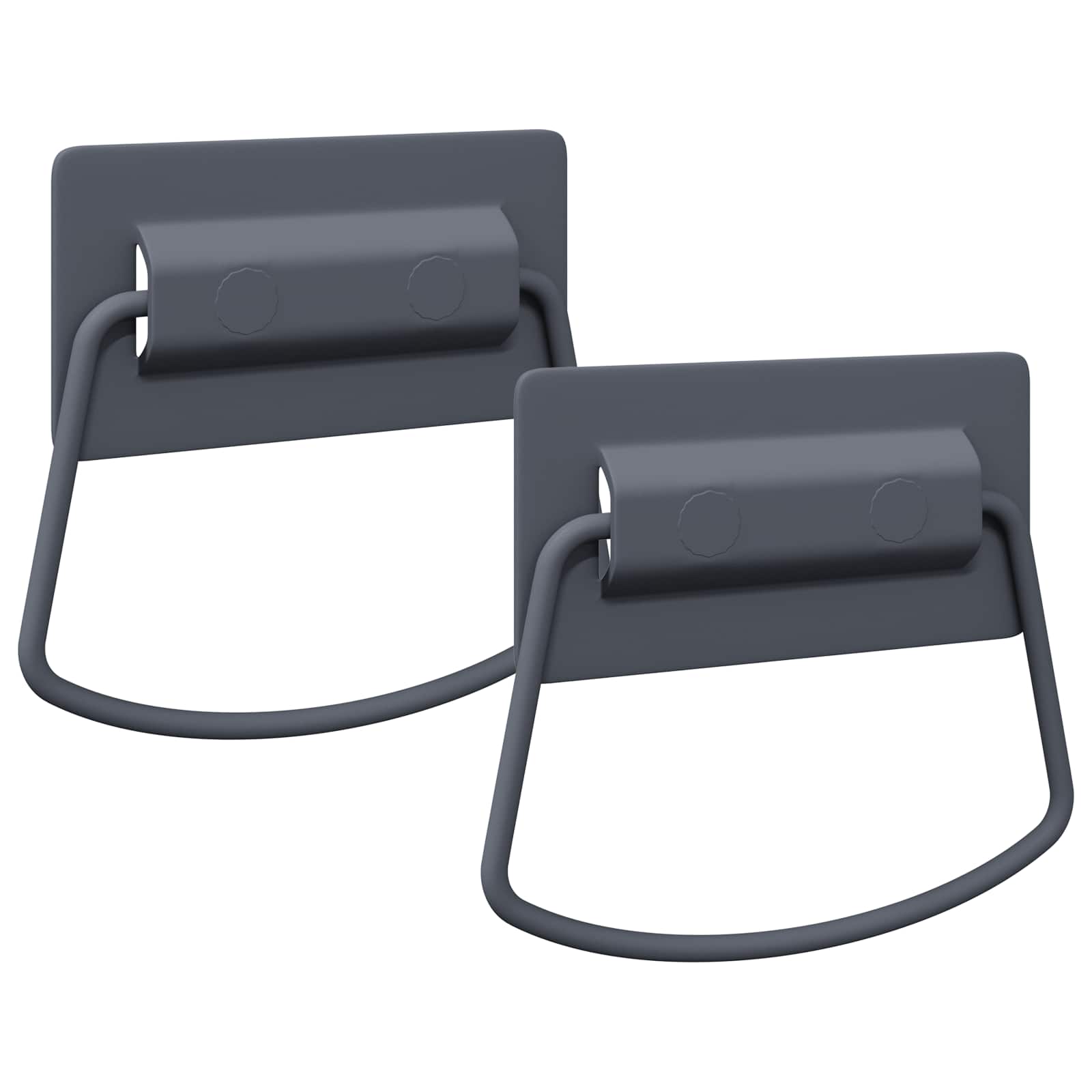 Kaappikahvat 2 Pcs Antrasiitti 85 X 45 Mm Metalli