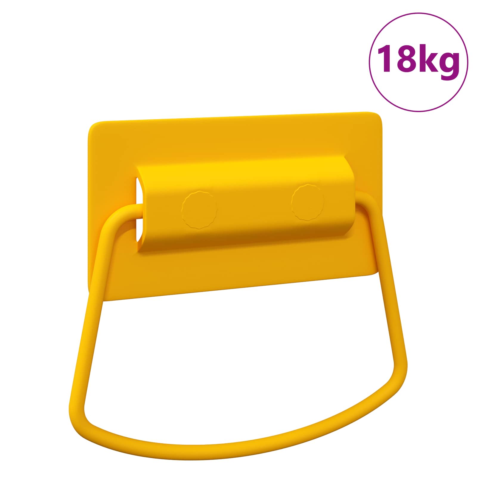 Kaappikahvat Sinapinkeltainen 85 X 45 Mm Metalli