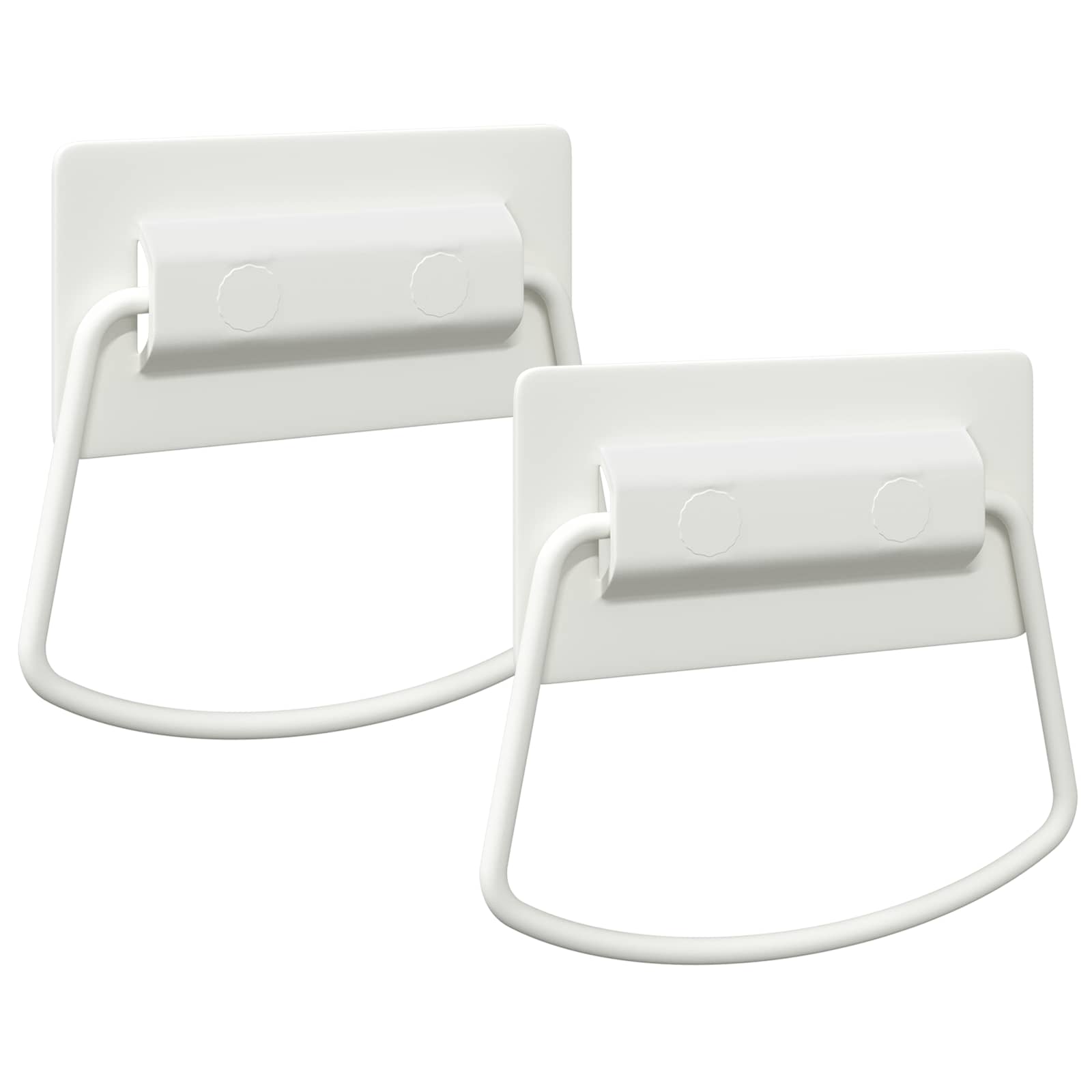 Kaappikahvat 2 Pcs Valkoinen 85 X 45 Mm Metalli