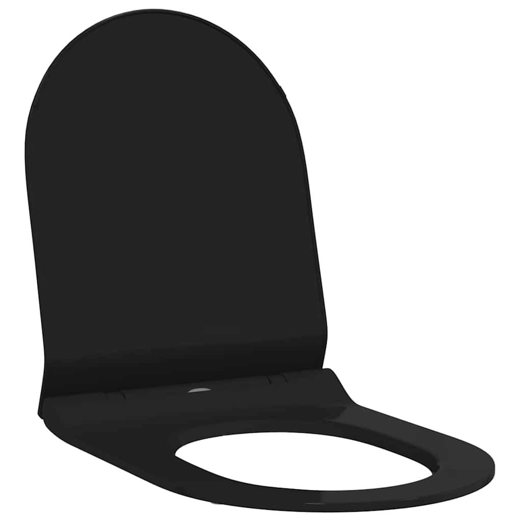 Wc-Istuin Säädettävä Musta 50 X 36,5 X 5 Cm Polypropeeni