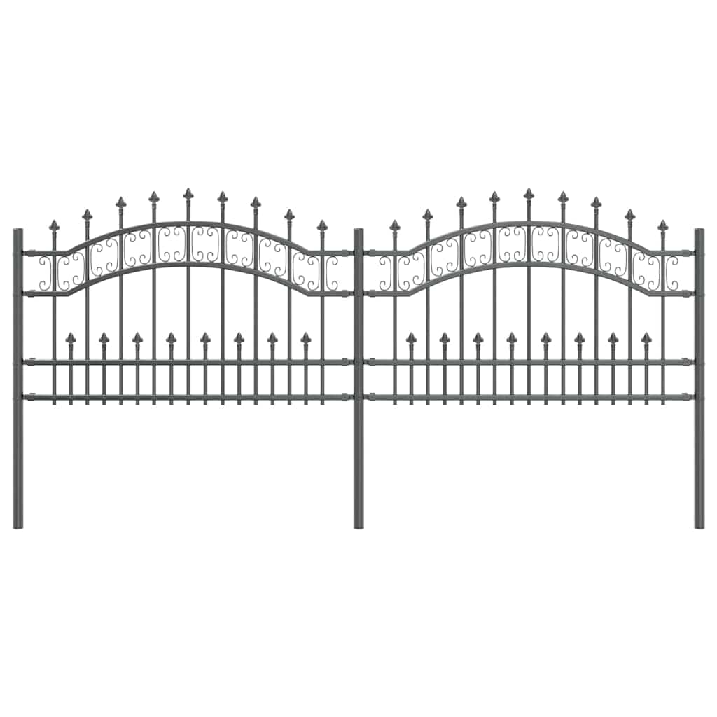 Puutarha-Aita Kampen 240 X 118 Cm Mesh Jauhemaalattu Teräs