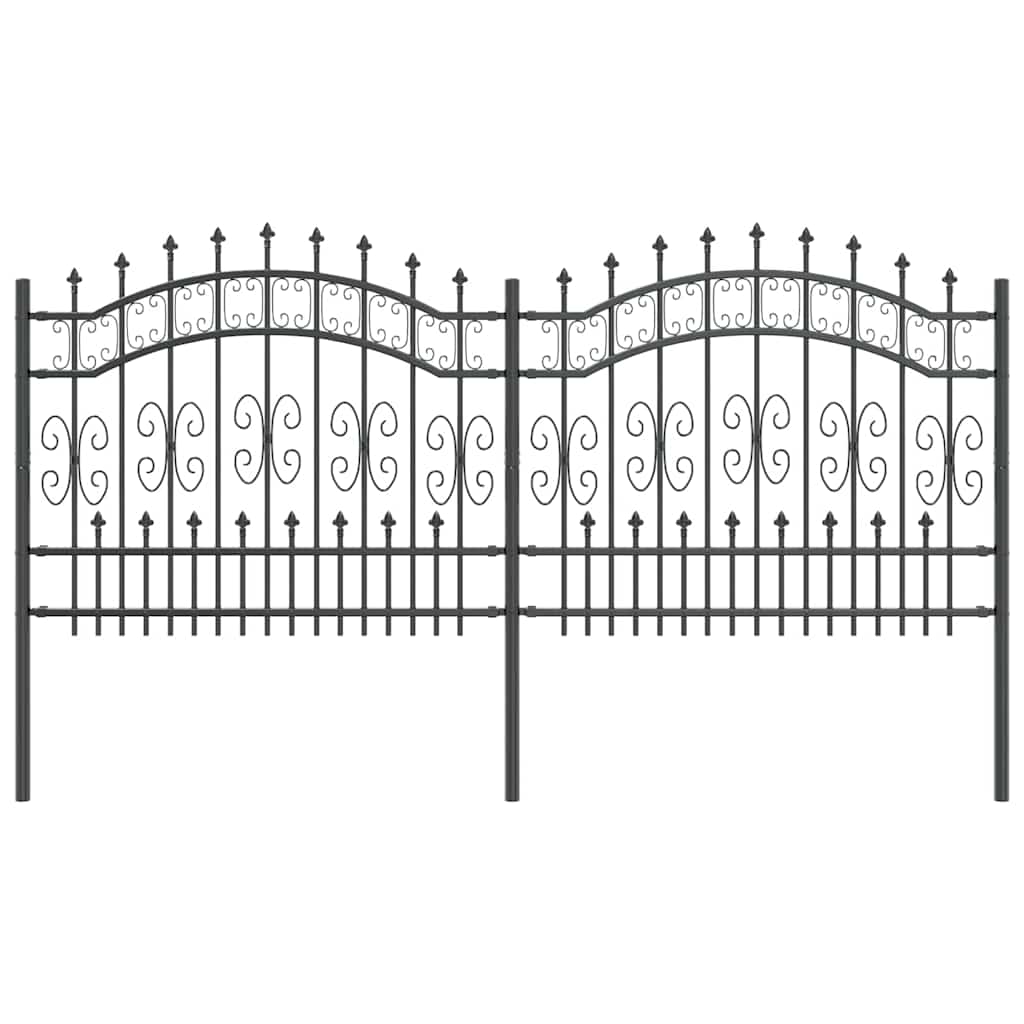Puutarha-Aita Kampen 240 X 140 Cm Mesh Jauhemaalattu Teräs