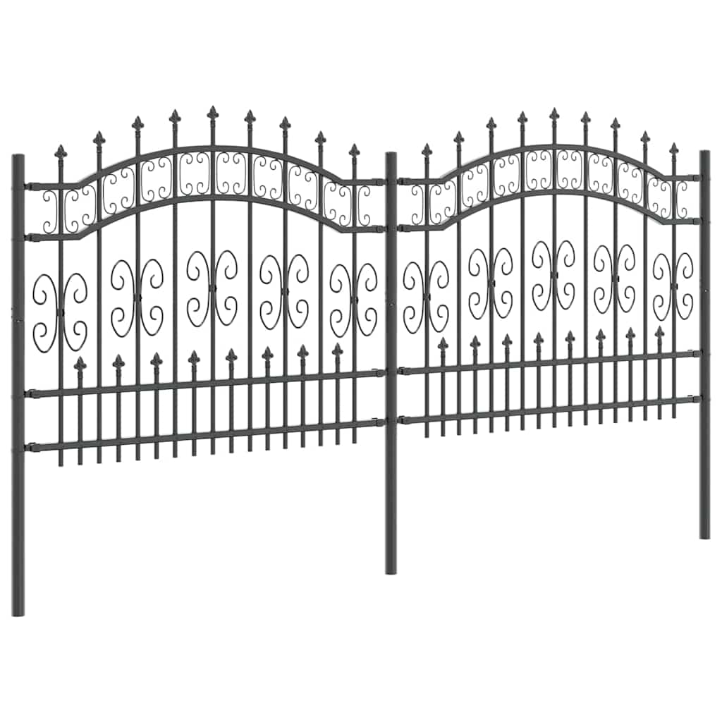 Puutarha-Aita Kampen 240 X 140 Cm Mesh Jauhemaalattu Teräs