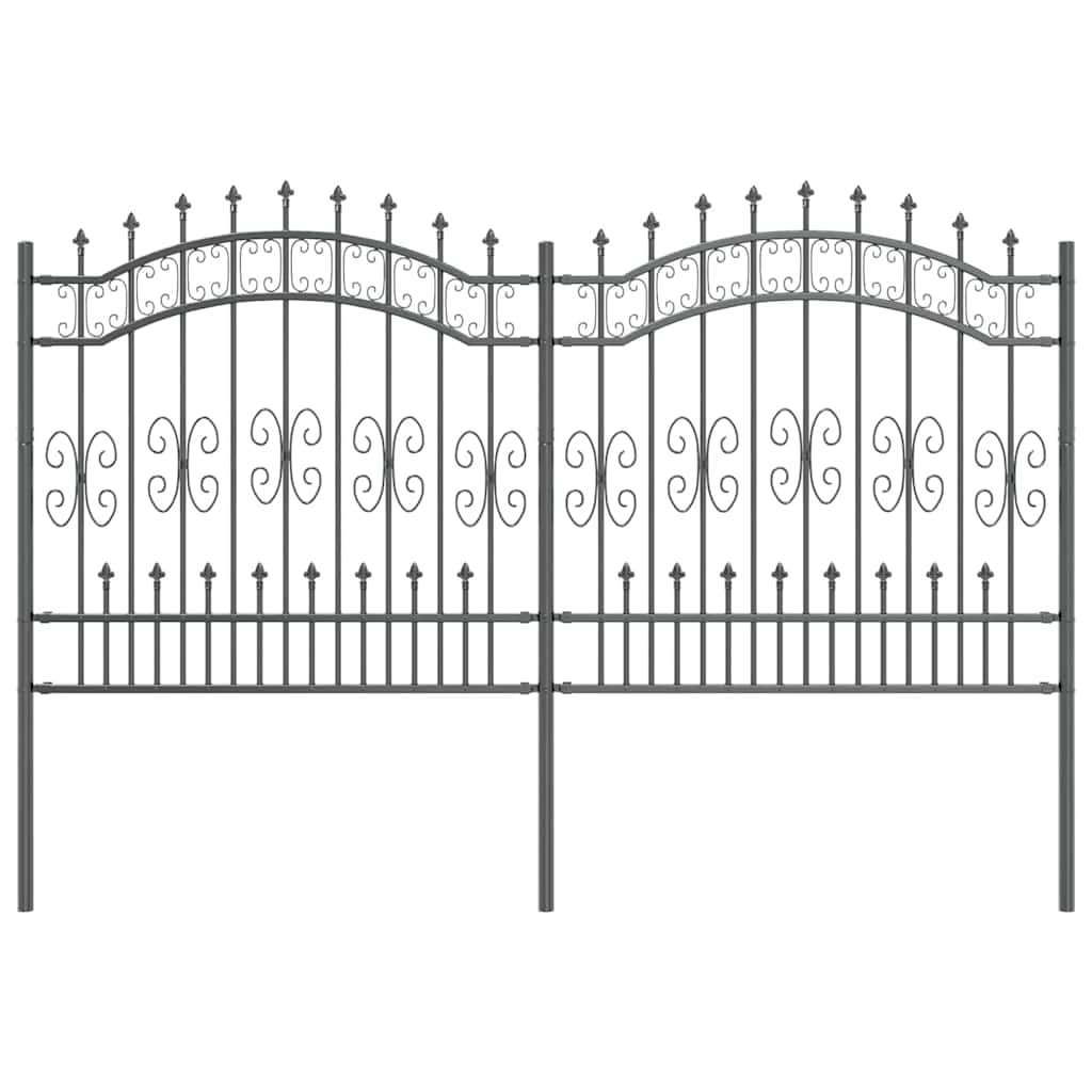 Puutarha-Aita Kampen 240 X 166 Cm Mesh Jauhemaalattu Teräs