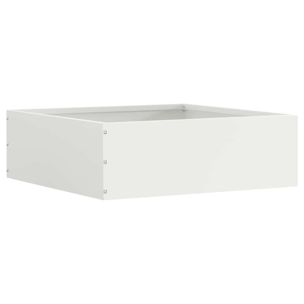 Nurmireunus 6 Pcs Valkoinen 40 X 40 X 13 Cm Teräs
