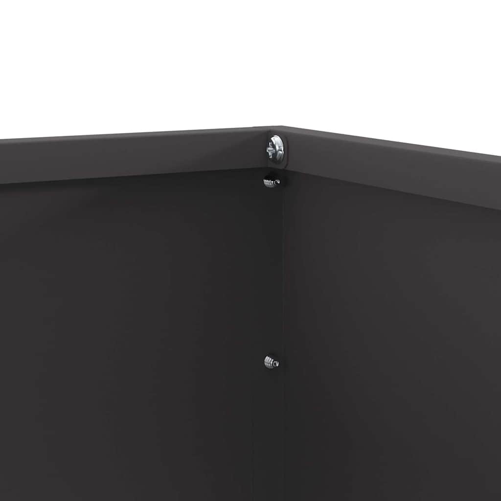 Nurmireunus Musta 50 X 50 X 13 Cm Teräs