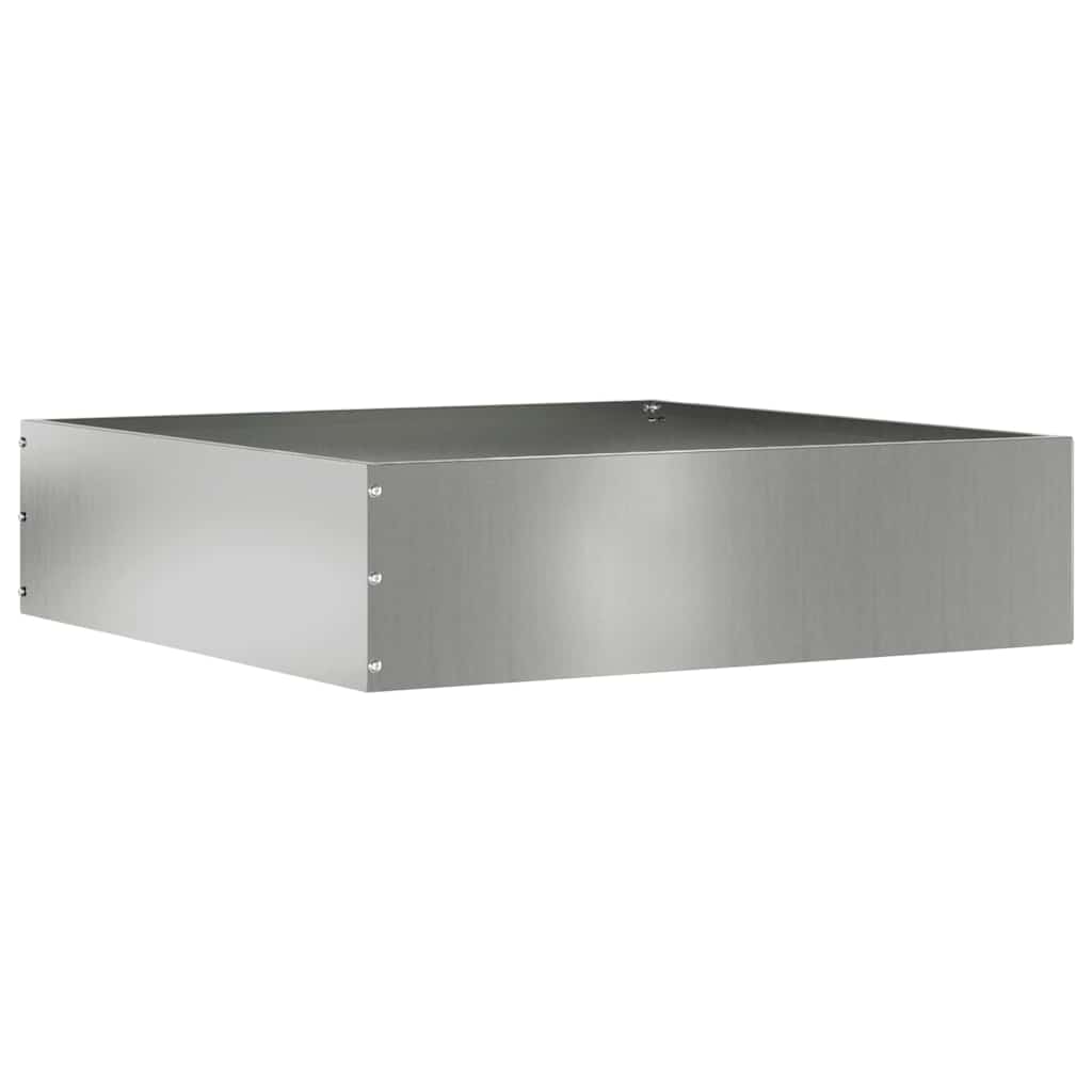 Nurmireunus 6 Pcs Hopea 50 X 50 X 13 Cm Galvanoitu Teräs