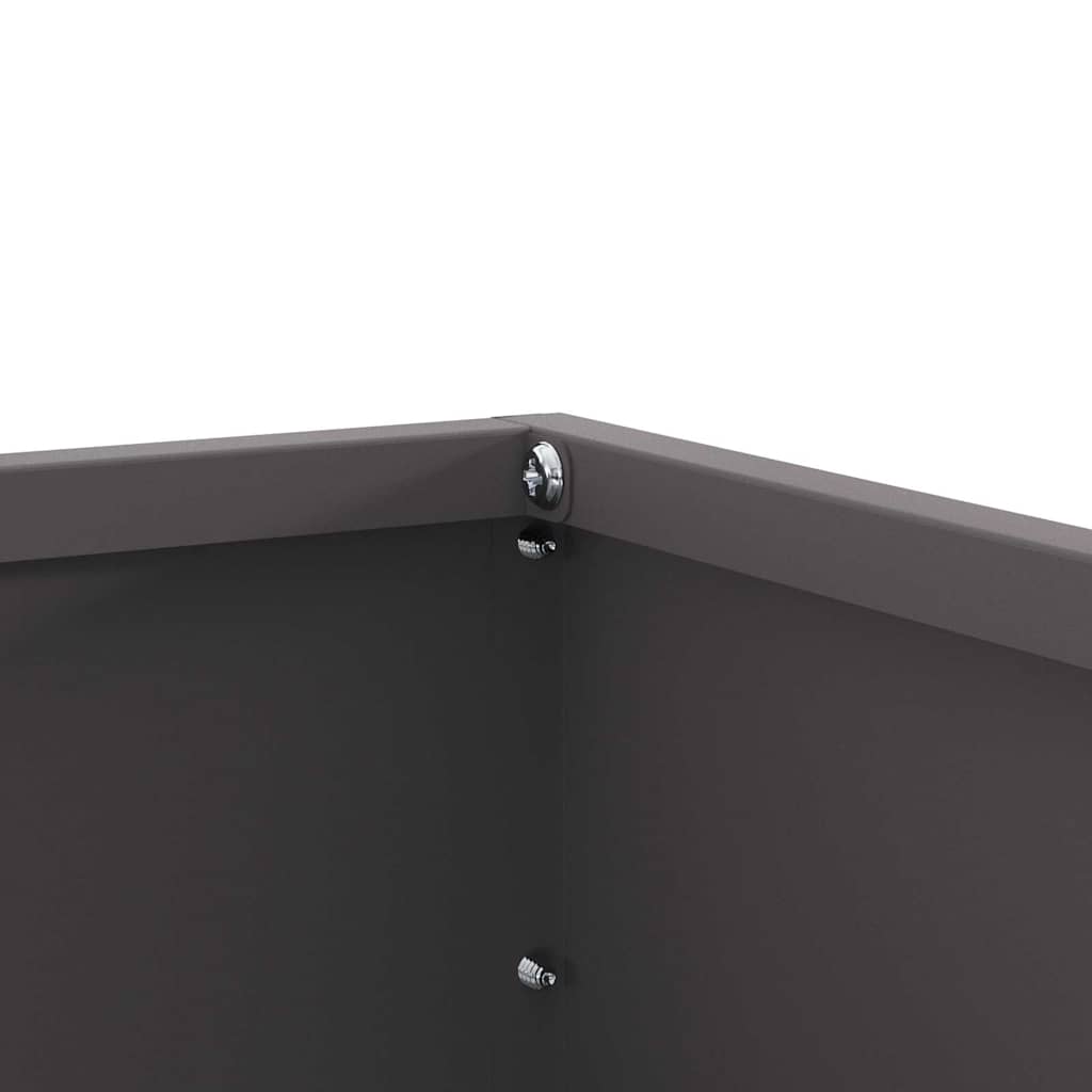 Nurmireunus Musta 60 X 60 X 13 Cm Teräs
