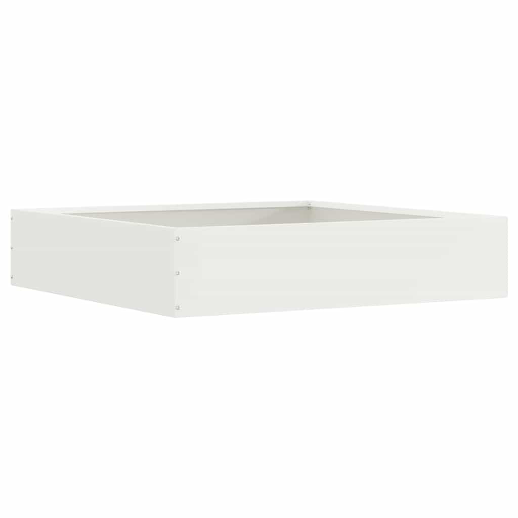 Nurmireunus 6 Pcs Valkoinen 60 X 60 X 13 Cm Teräs