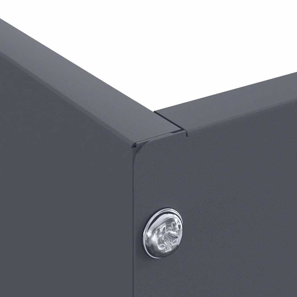 Nurmireunus 6 Pcs Antrasiitti 60 X 60 X 13 Cm Teräs