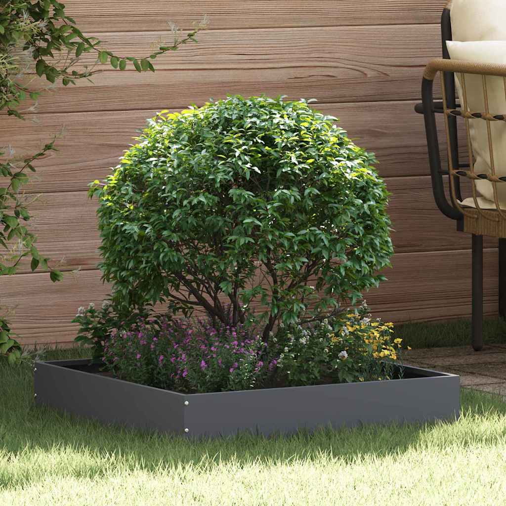 Nurmireunus 6 Pcs Antrasiitti 60 X 60 X 13 Cm Teräs