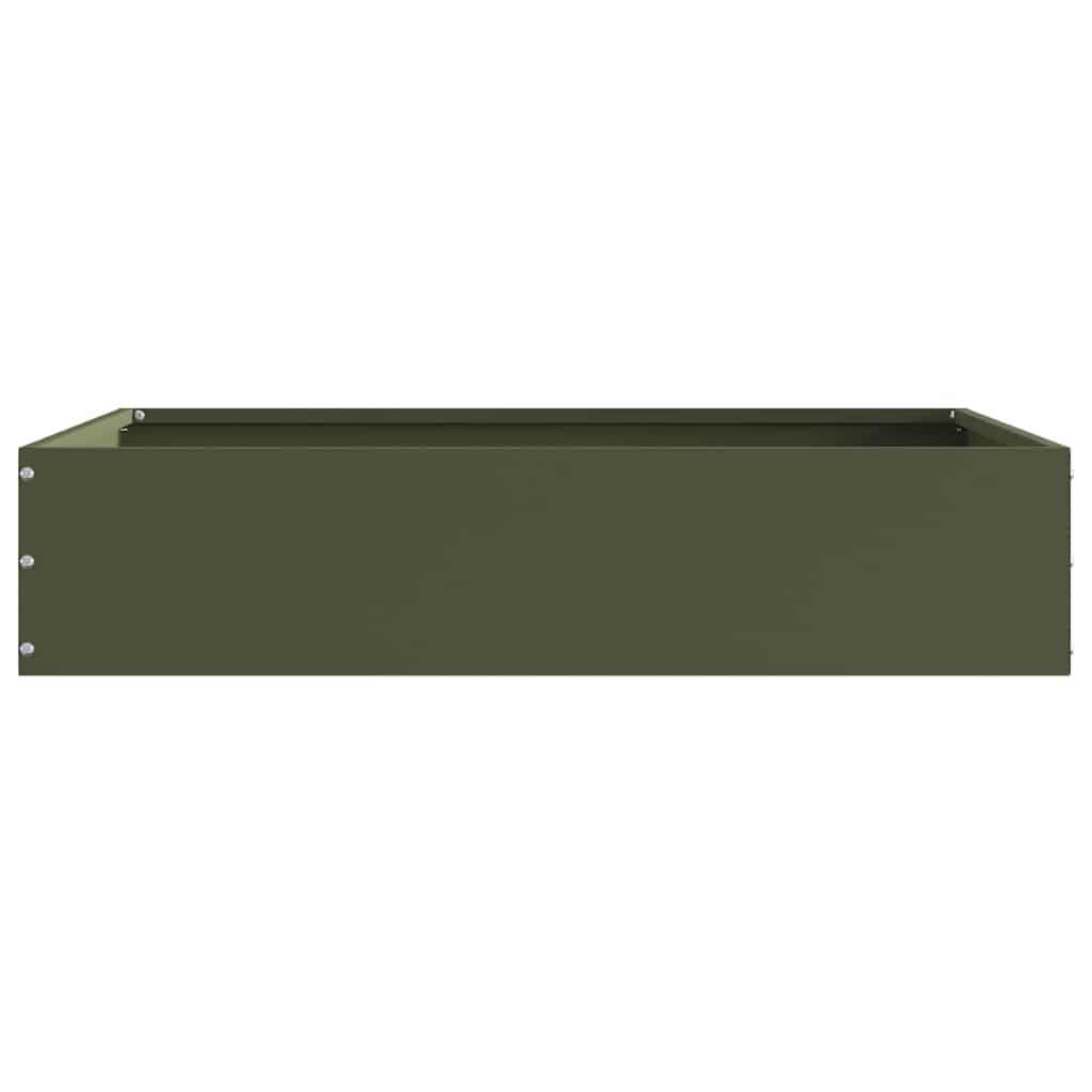 Nurmireunus 6 Pcs Oliivivihreä 60 X 60 X 13 Cm Teräs