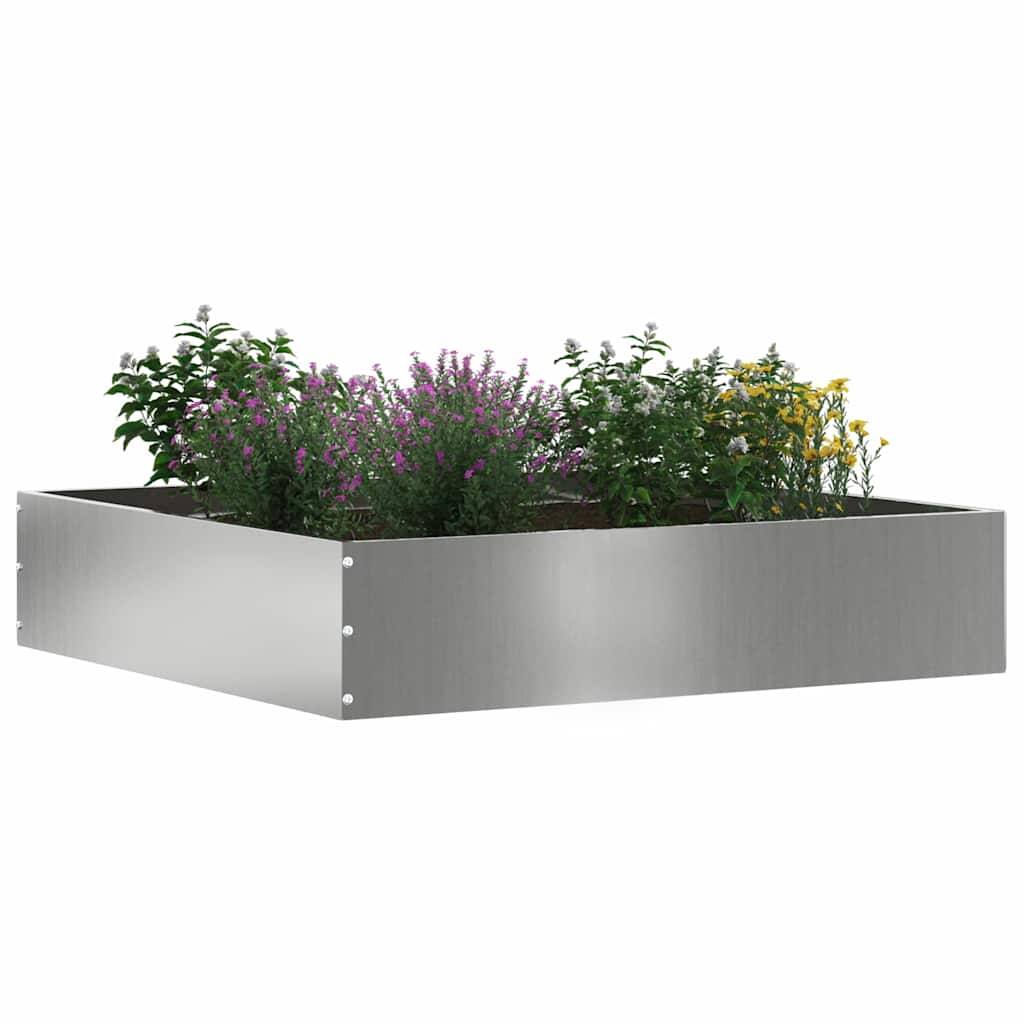 Nurmireunus 6 Pcs Hopea 60 X 60 X 13 Cm Galvanoitu Teräs