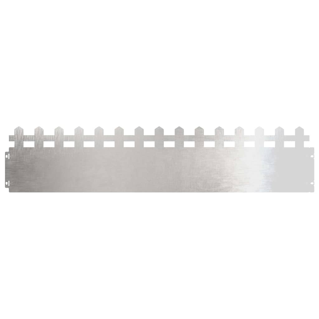 Nurmikonreunukset 30 Pcs 103 X 0,05 X 22 Cm Ruostumaton Teräs