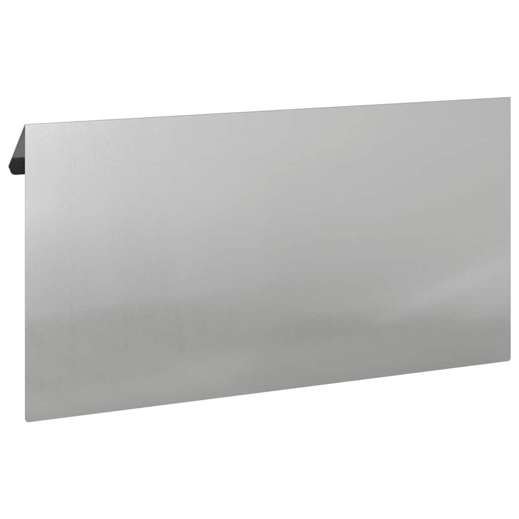 Etanaaita 4 Pcs 50 X 3,5 X 25 Cm Galvanoitu Teräs Hopea