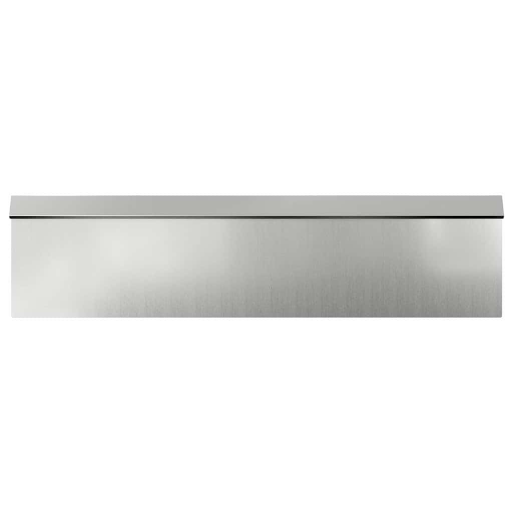 Etanaaita 4 Pcs 100 X 3,5 X 25 Cm Galvanoitu Teräs Hopea