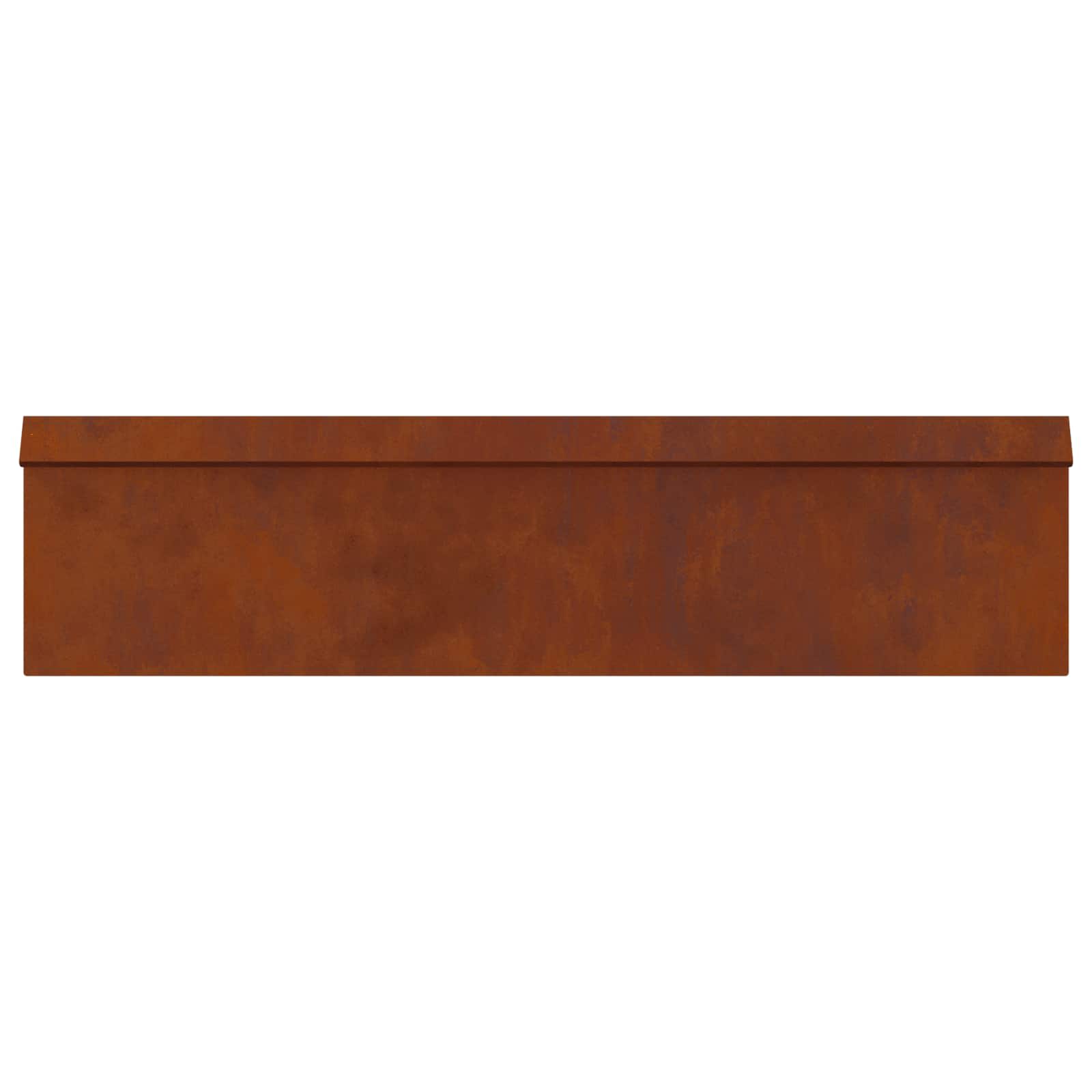 Etanaaita 4 Pcs 100 X 3,5 X 25 Cm Kulunut Teräs Ruosteinen