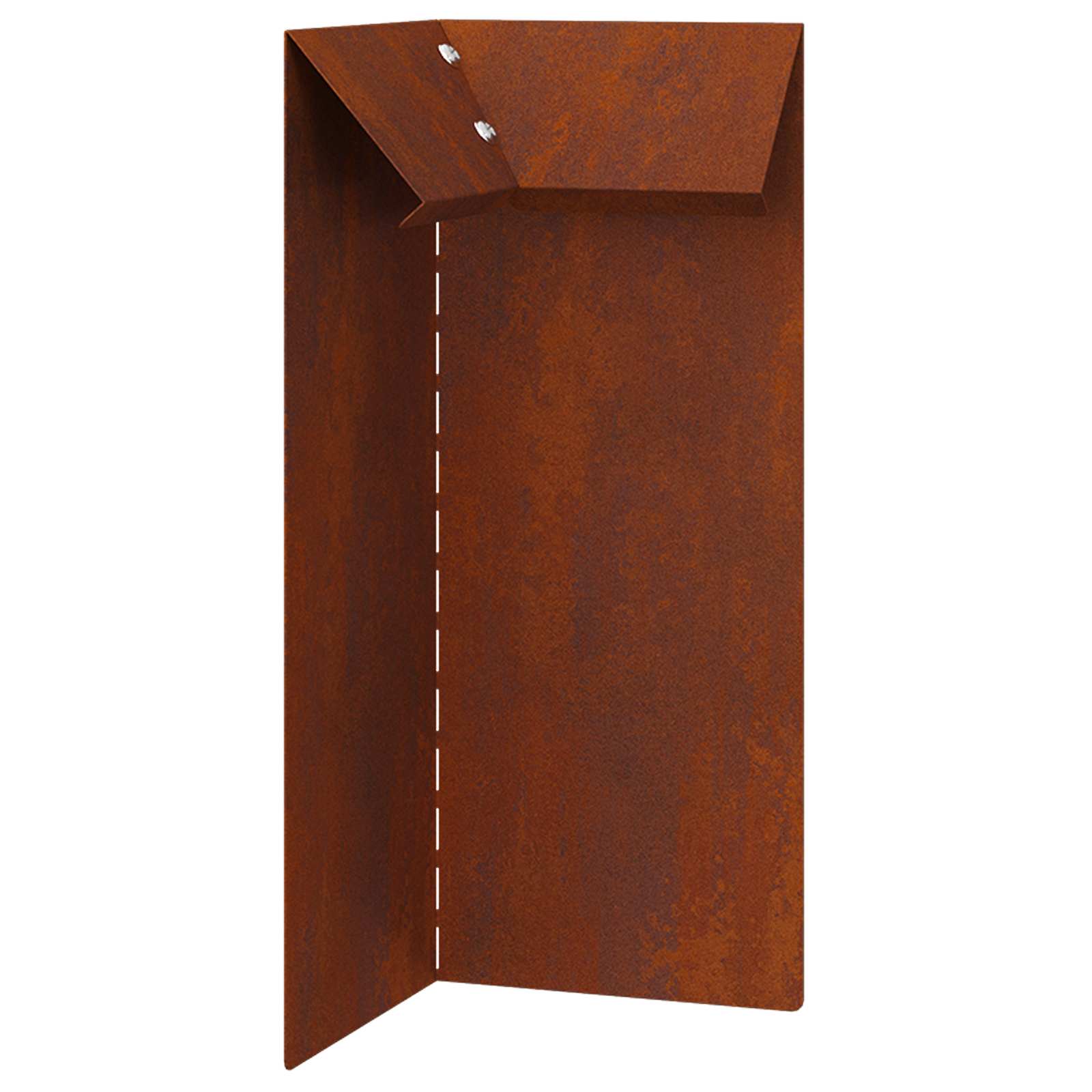 Etanaaita 4 Pcs 10 X 10 X 25 Cm Kulunut Teräs Ruosteinen