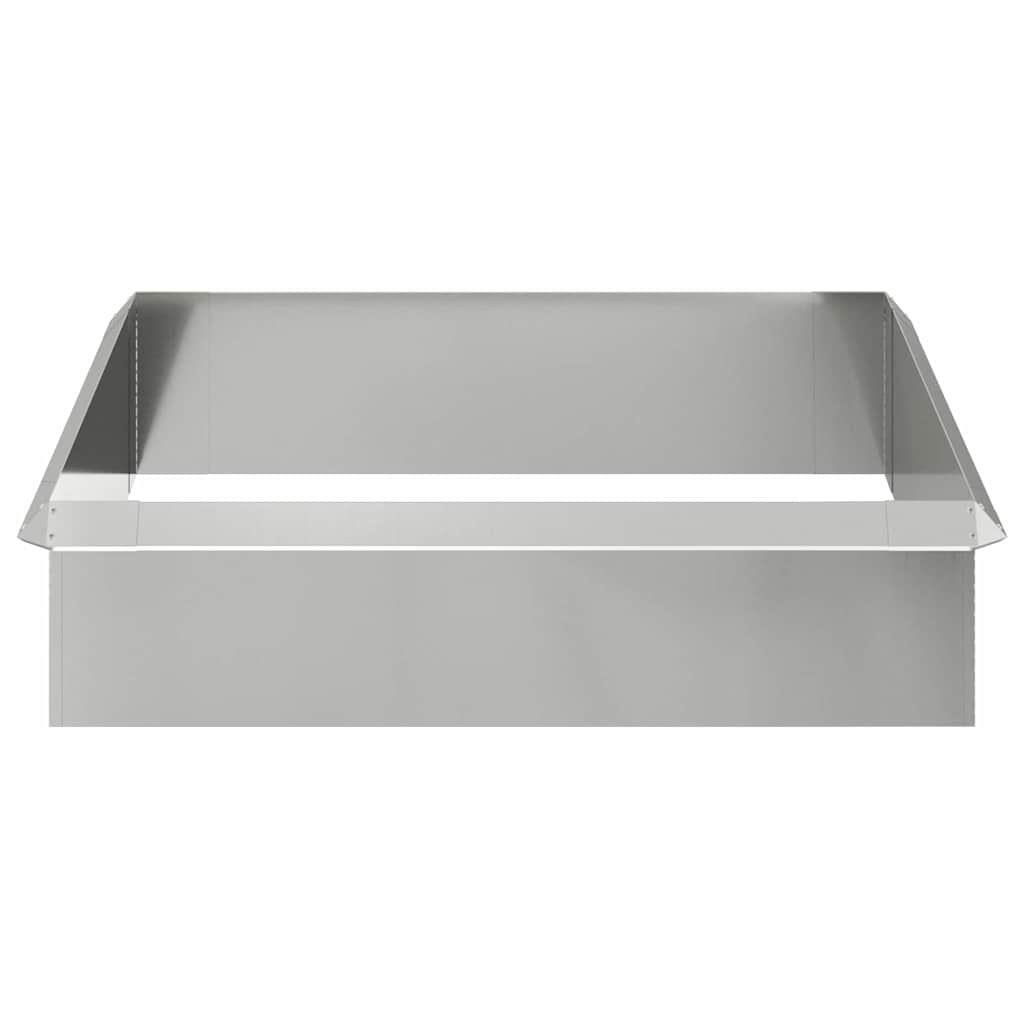 Etana-Aidat 8 Pcs 100 X 3,5 X 25 Cm Galvanoitu Teräs Hopea