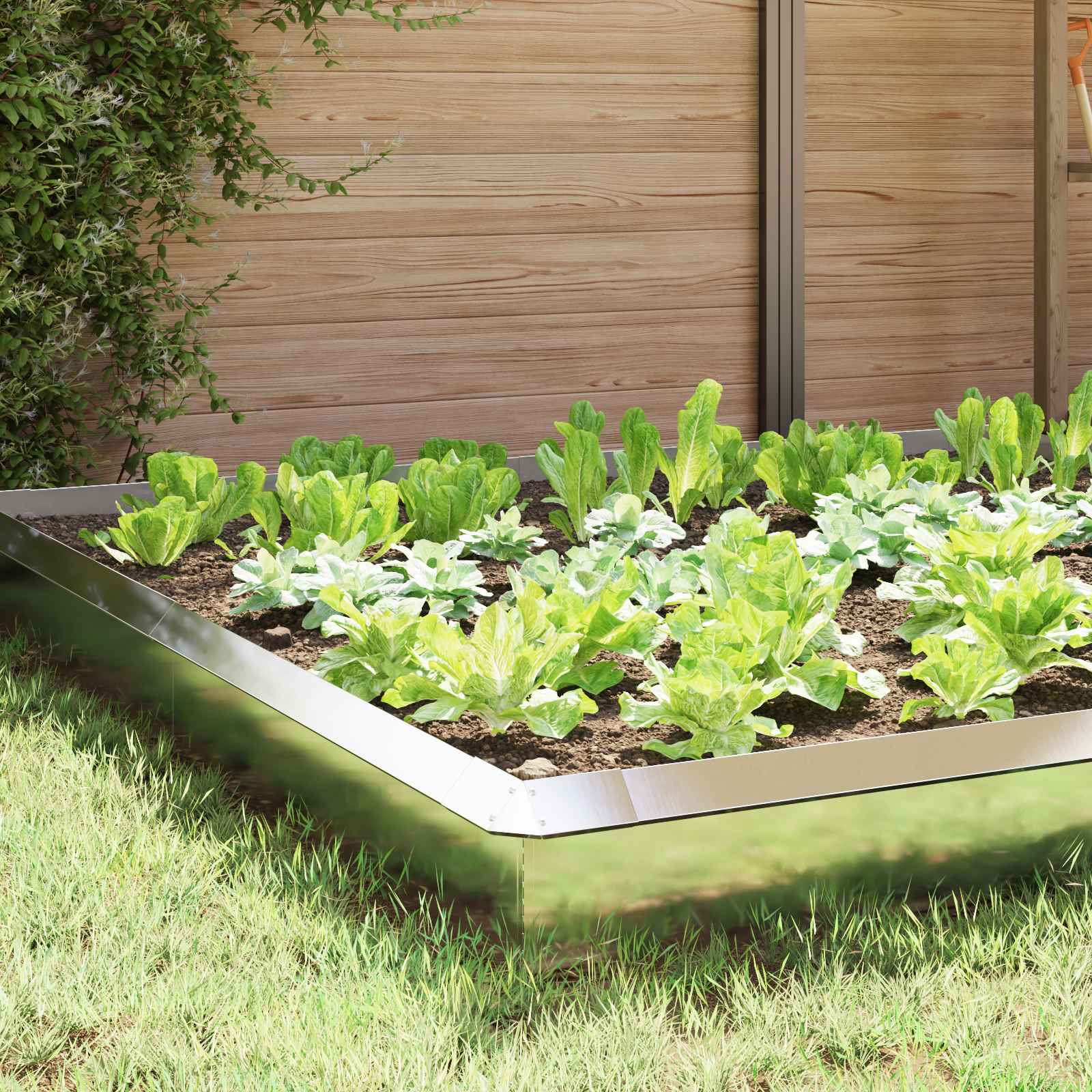 Etana-Aidat 16 Pcs 100 X 3,5 X 25 Cm Ruostumaton Teräs Hopea