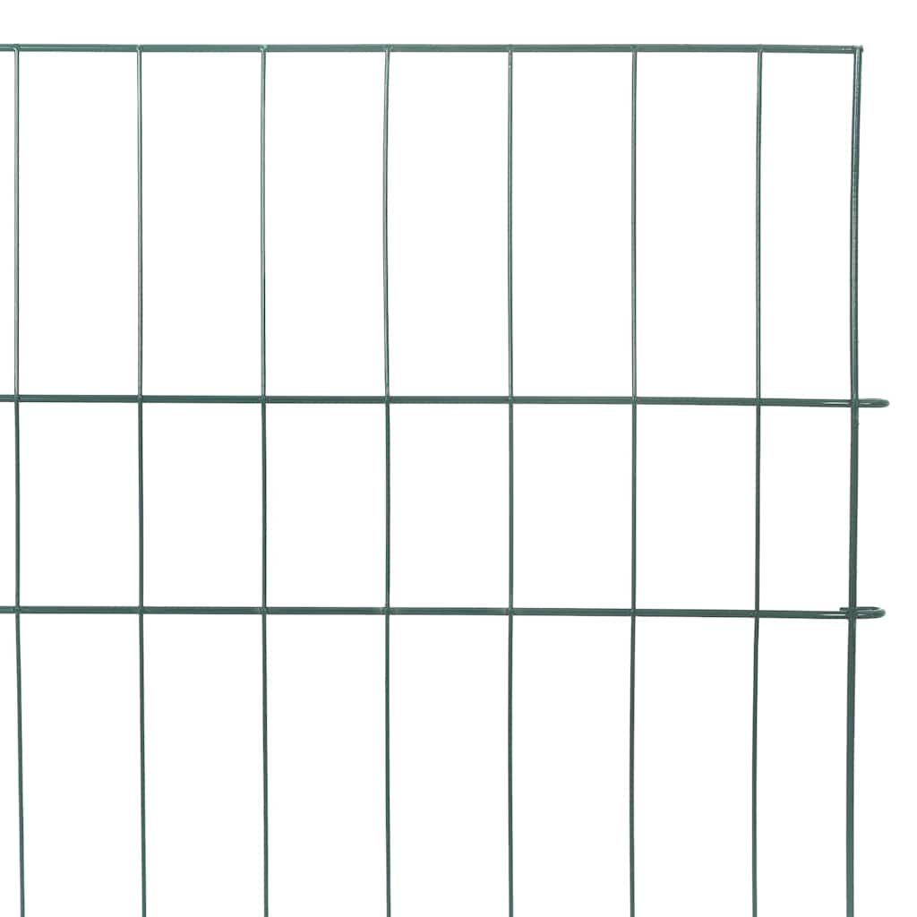 Lammikkoaitasarja 5 Pcs Vihreä 100 X 50 Cm Teräs