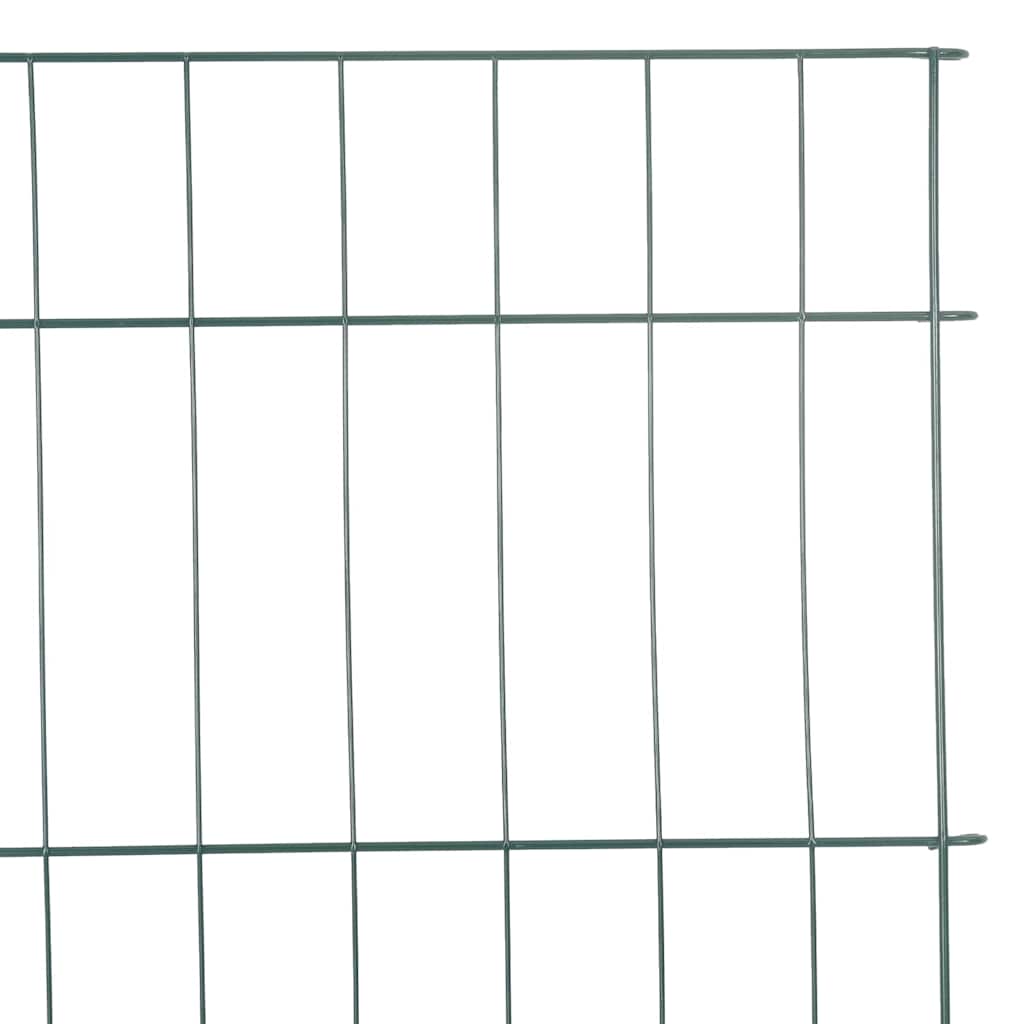 Lammikkoaitasarja 8 Pcs Vihreä 50 X 80 Cm Teräs
