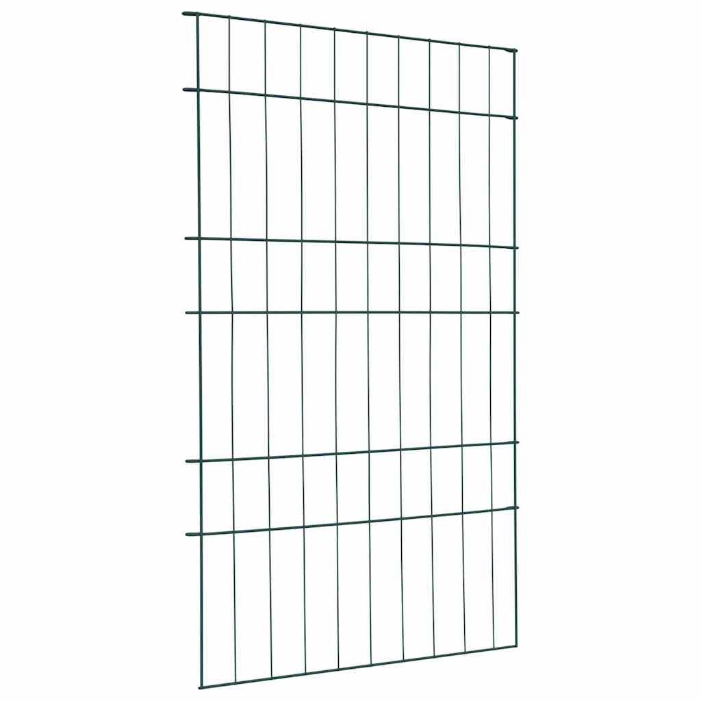 Lammikkoaitasarja 8 Pcs Vihreä 50 X 80 Cm Teräs