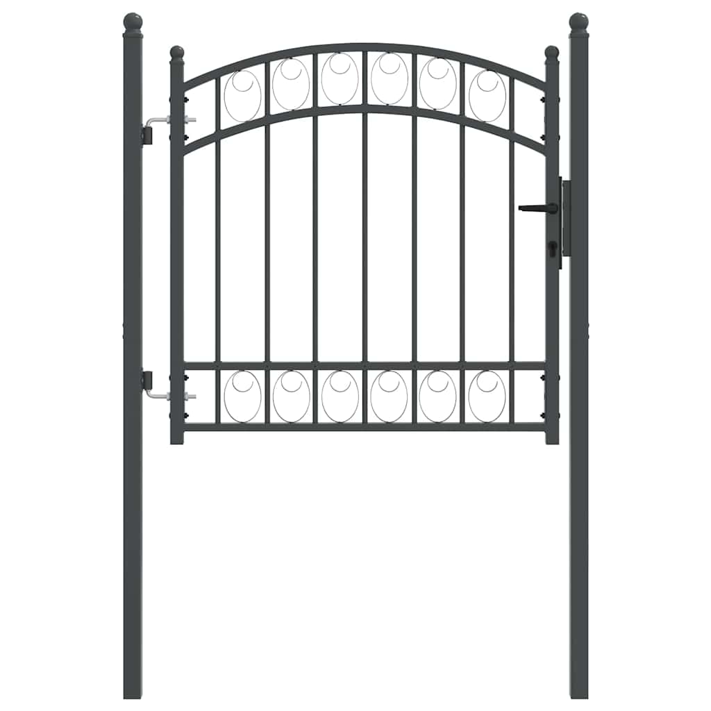 Aitausportti Emmen 100 X 100 Cm Jauhemaalattu Teräs Harmaa