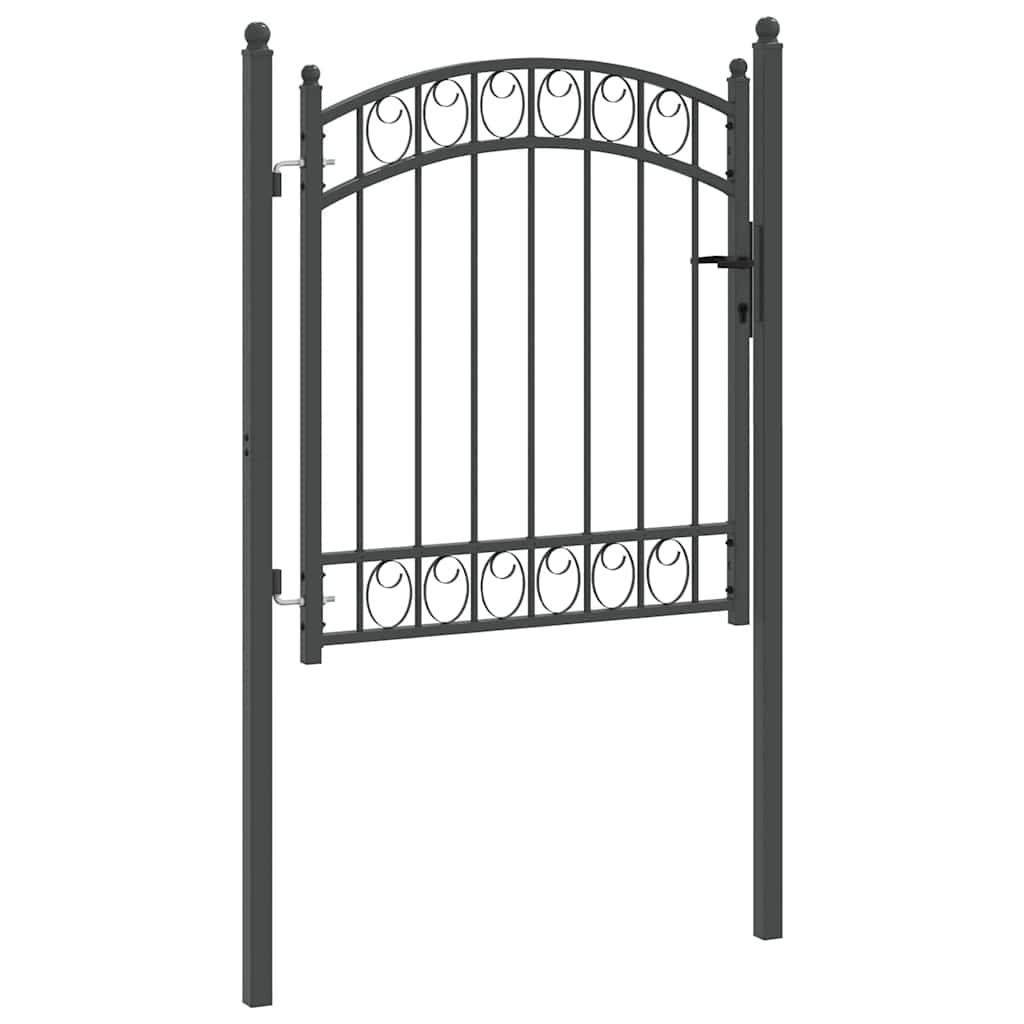 Aitausportti Emmen 125 X 100 Cm Jauhemaalattu Teräs Harmaa
