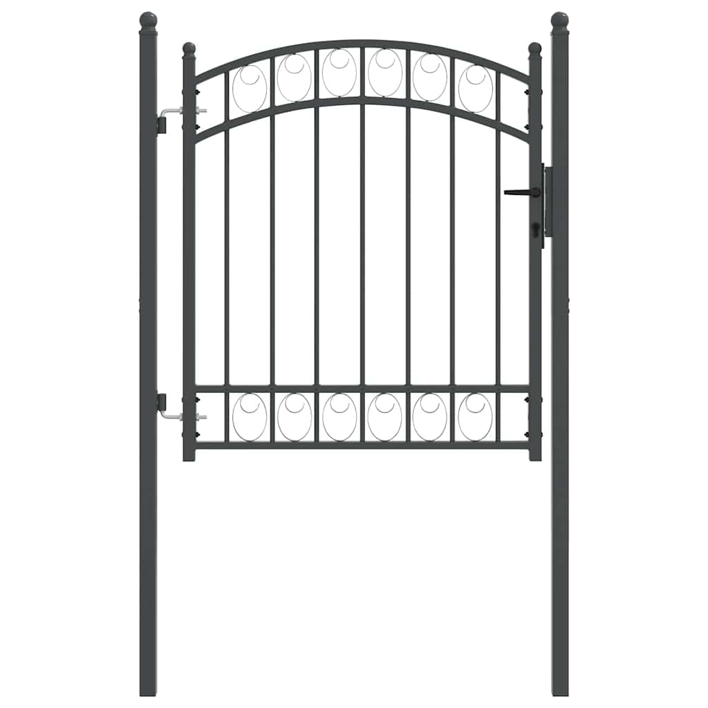 Aitausportti Emmen 125 X 100 Cm Jauhemaalattu Teräs Harmaa
