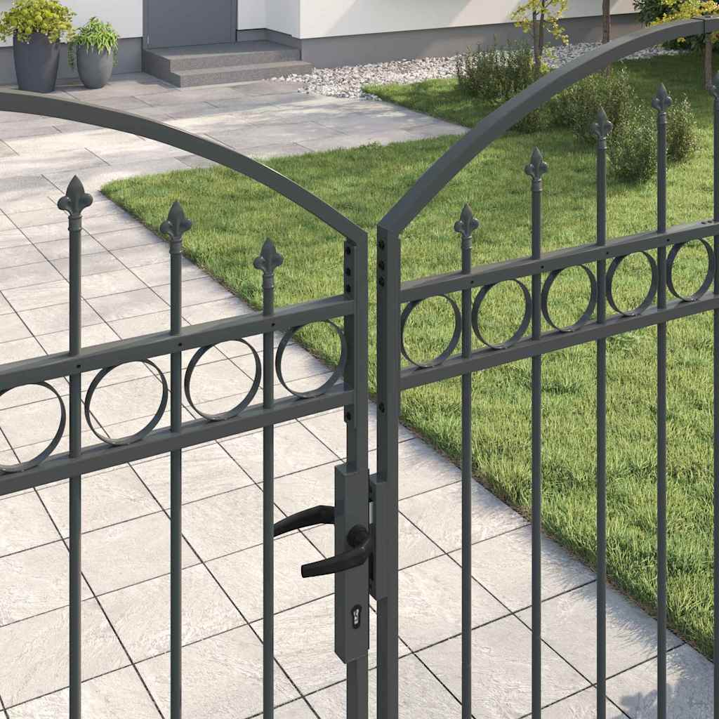 Aitausportti Lukkoon Assen Harmaa 301 X 224.5 Cm Teräs